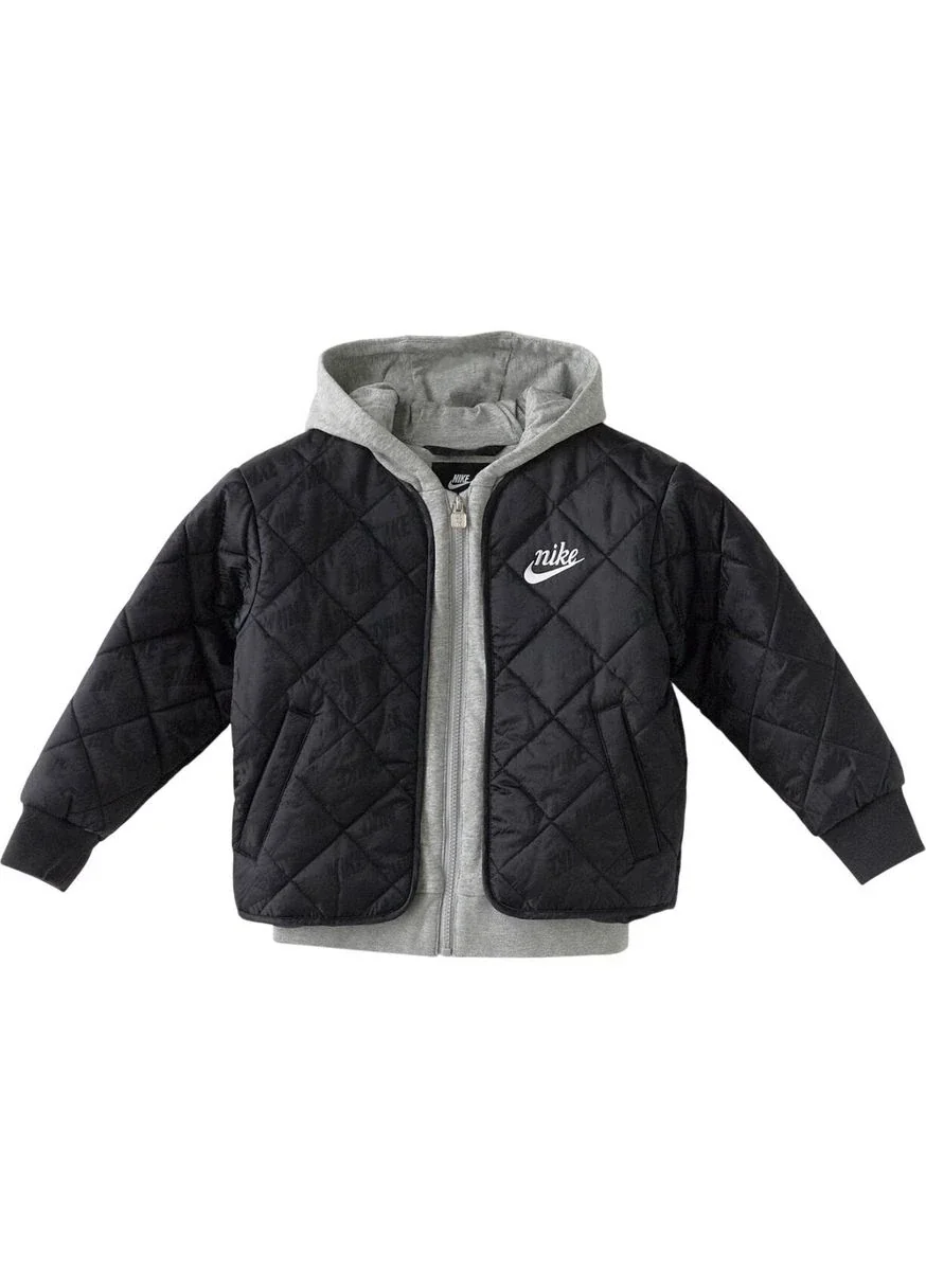 Куртка дитяча Nike Fleece Hooded Quilt Jacket (86N071-023)