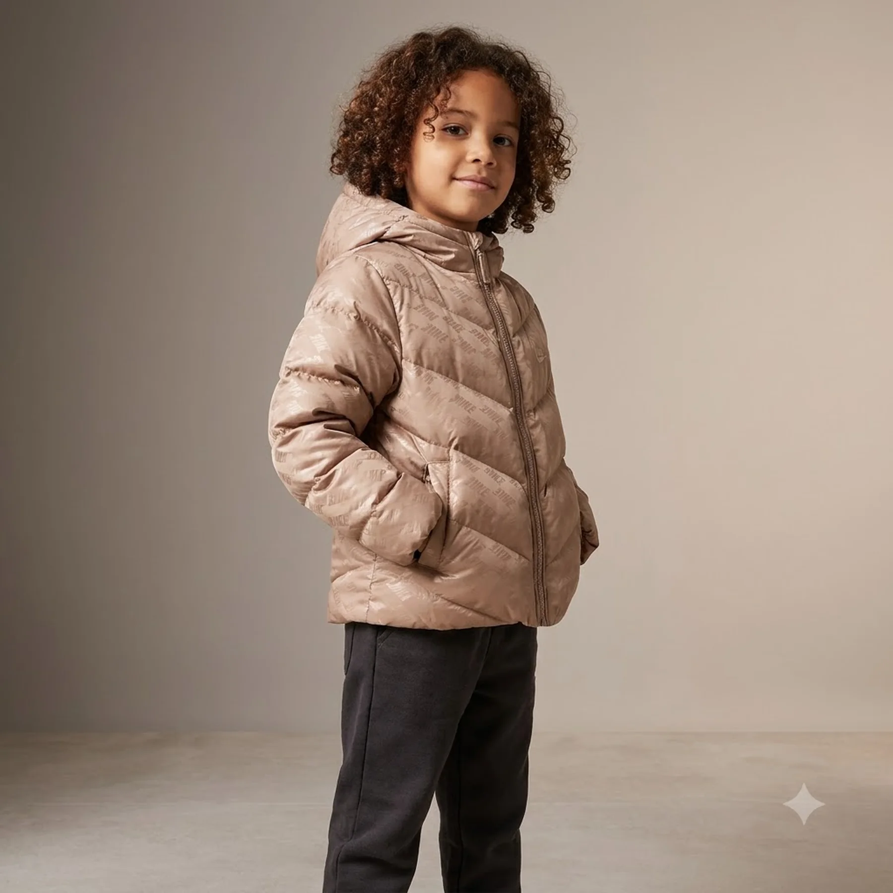Куртка дитяча Nike K Nsw Tf Adp Puffer Gx Beige (HQ9374-200)