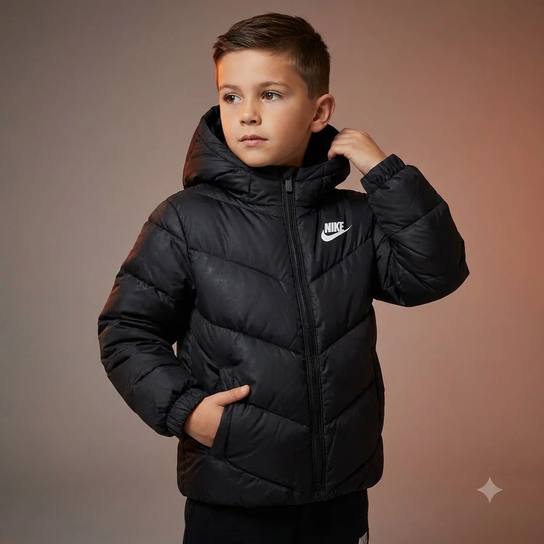 Куртка дитяча Nike Sportswear Adp Black (86N074-023)