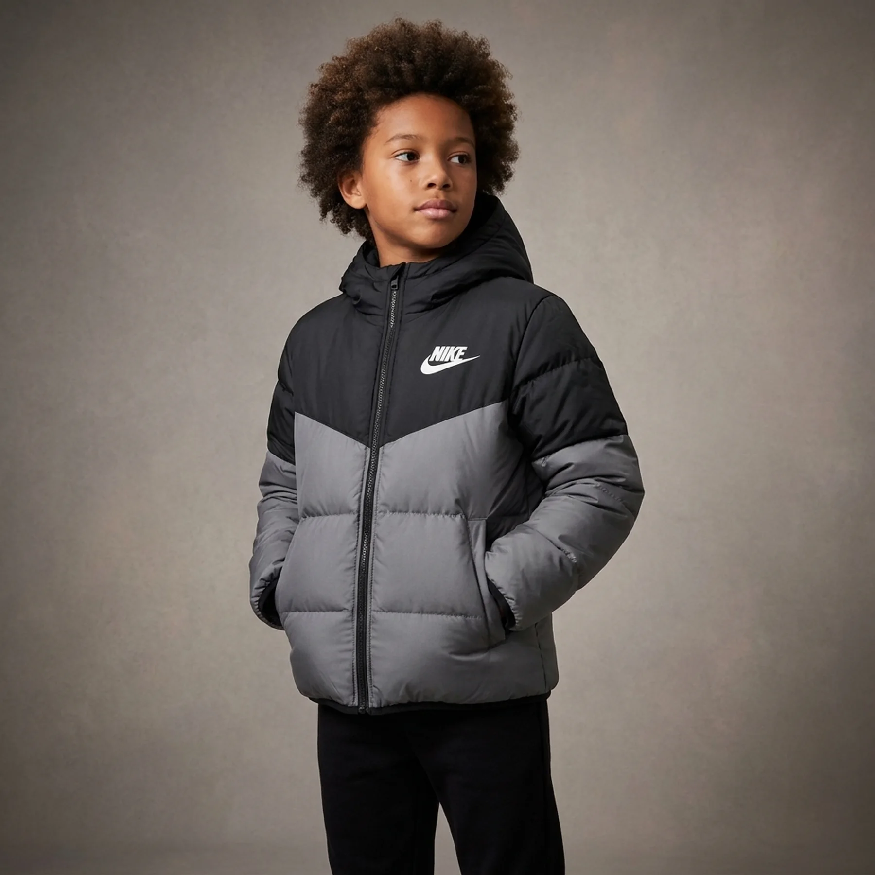 Куртка дитяча Nike Sportswear All Day Play Therma-Fit Black (IB6164-010)