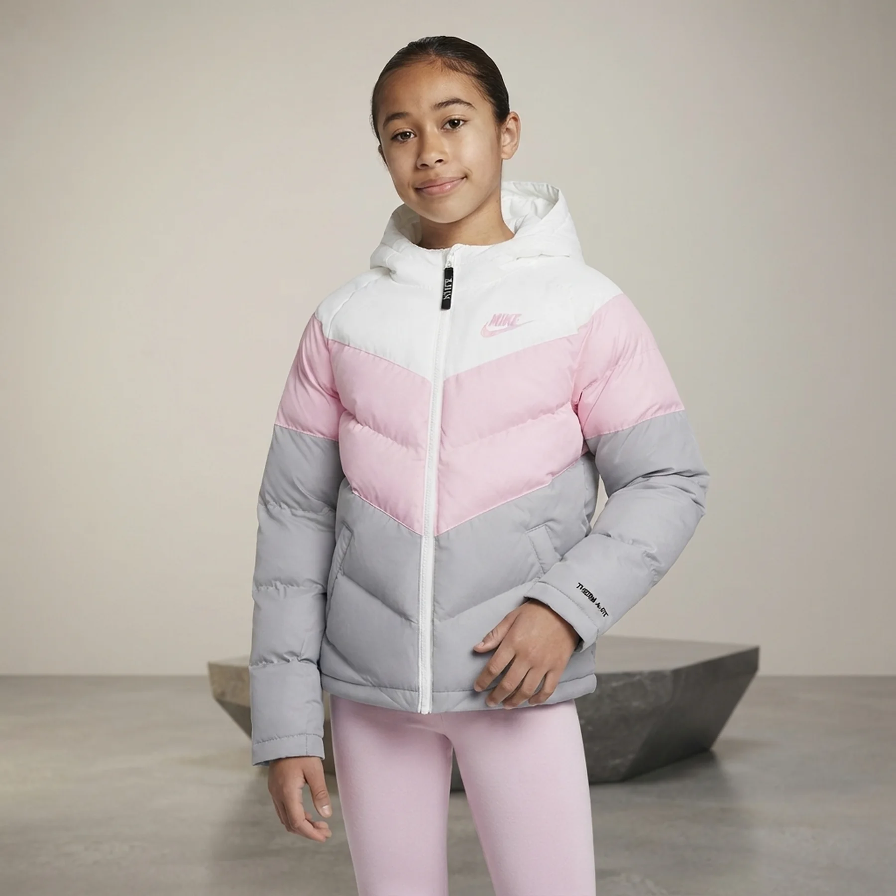 Куртка дитяча Nike Sportswear Grey/White (DM2379-103)