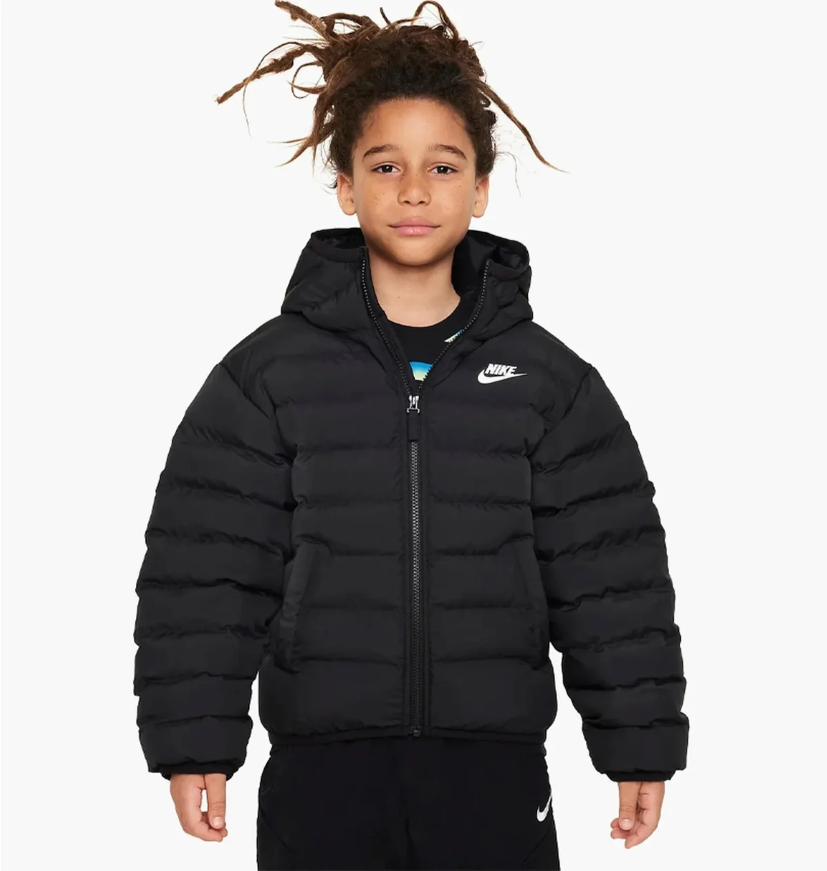 Куртка дитяча Nike Sportswear Lightweight Older Kids' Loose Hooded Jacket (FD2845-010)