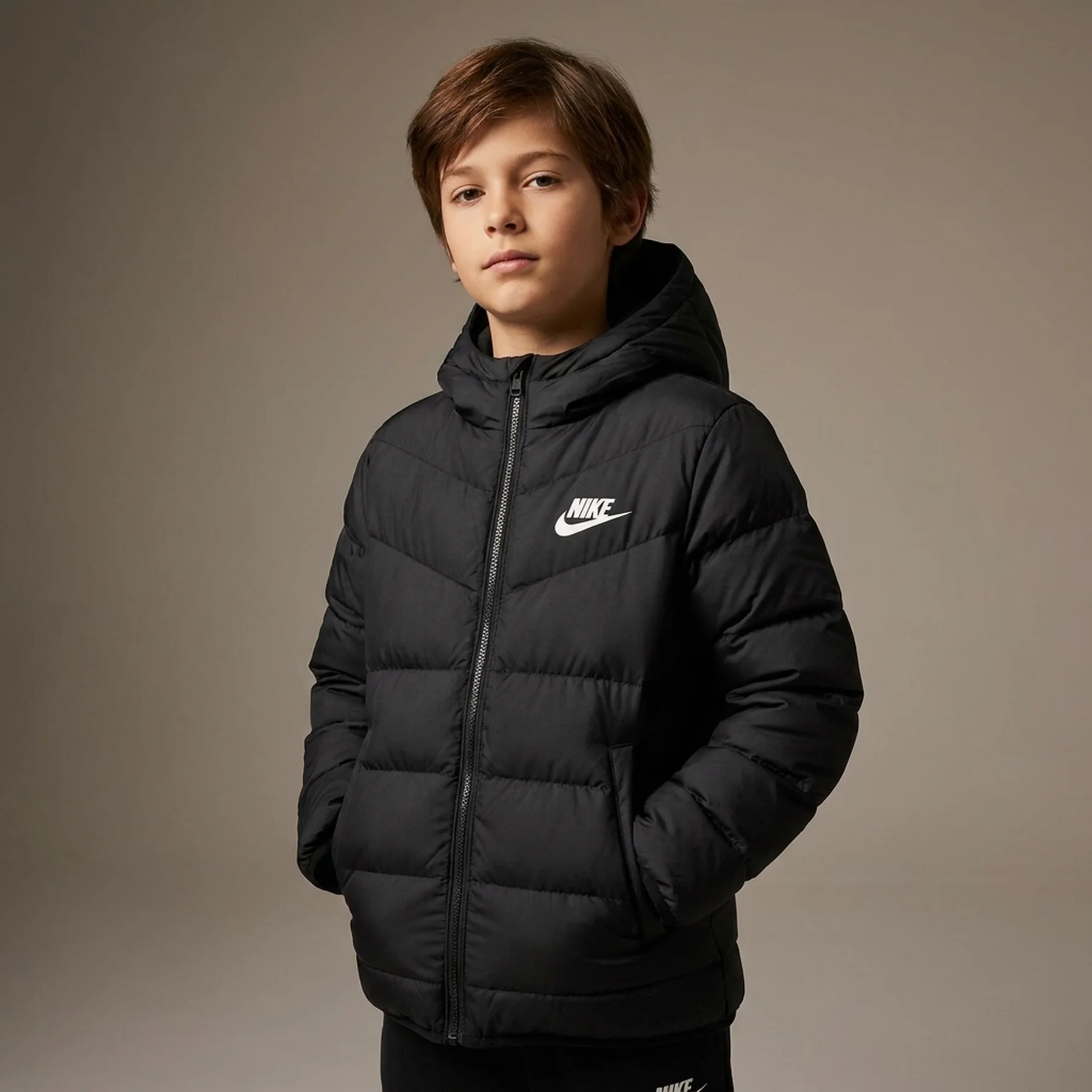 Куртка дитяча Nike Unisex Puffer Hooded Jacket (FN7730-010)