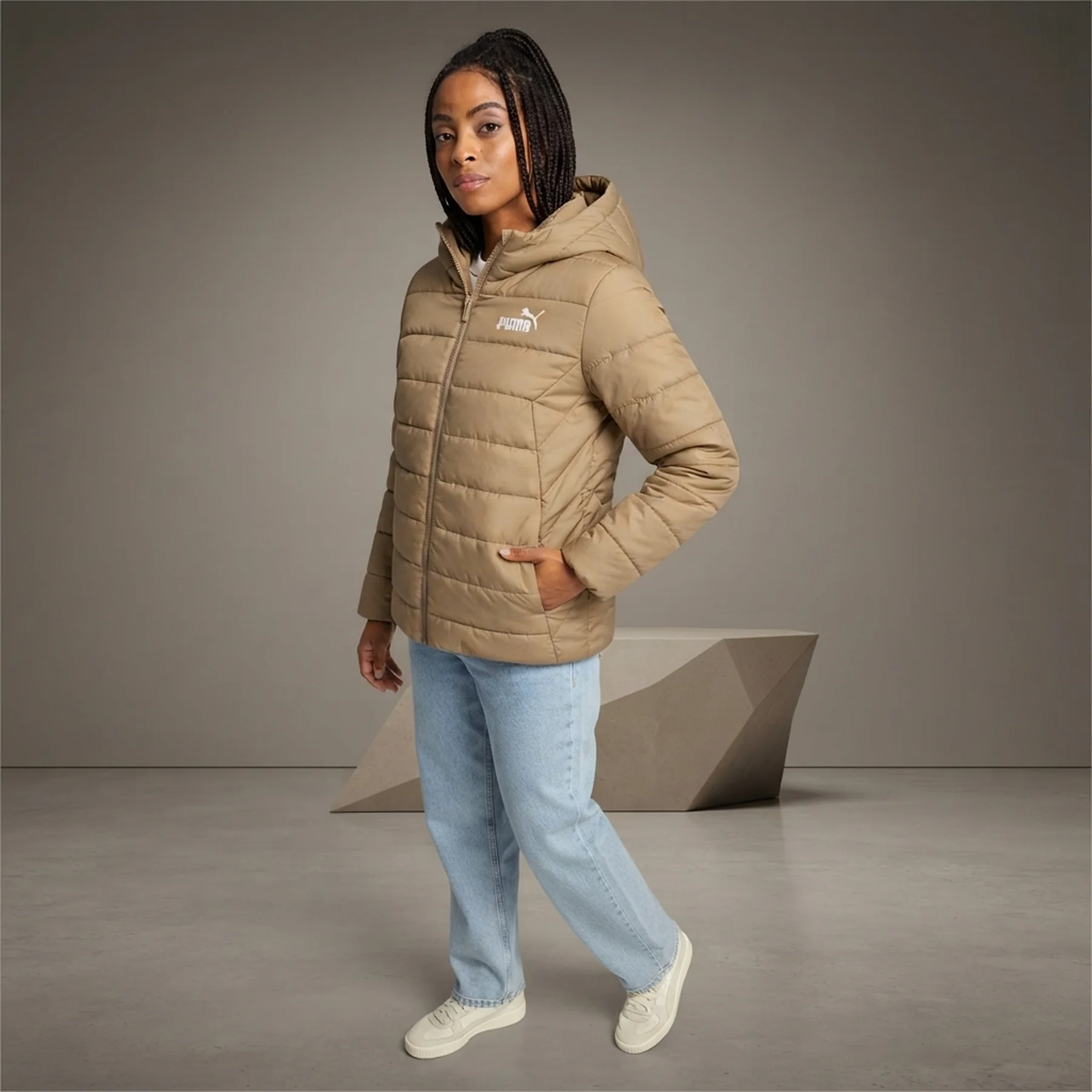 Куртка ESS Padded Jacket 84894067 Puma XS Бежевий