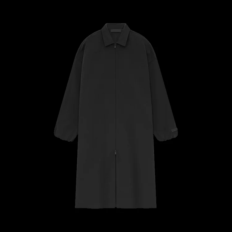 Куртка Essentials Fear of God Essentials Black Nylon Trench Coat