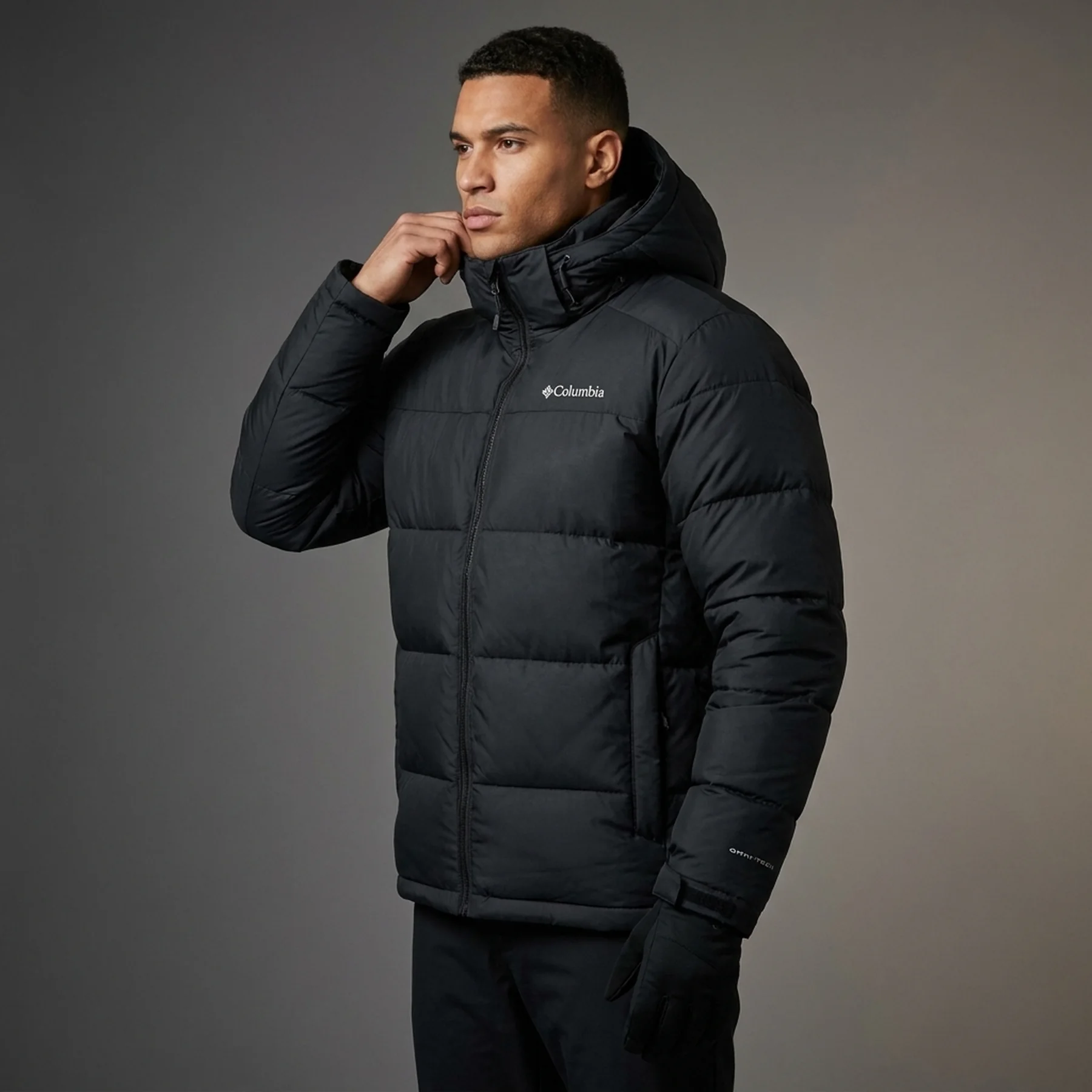 Куртка GLACIER RIDGE™ DOWN JACKET 2134761010 Columbia L Чорний