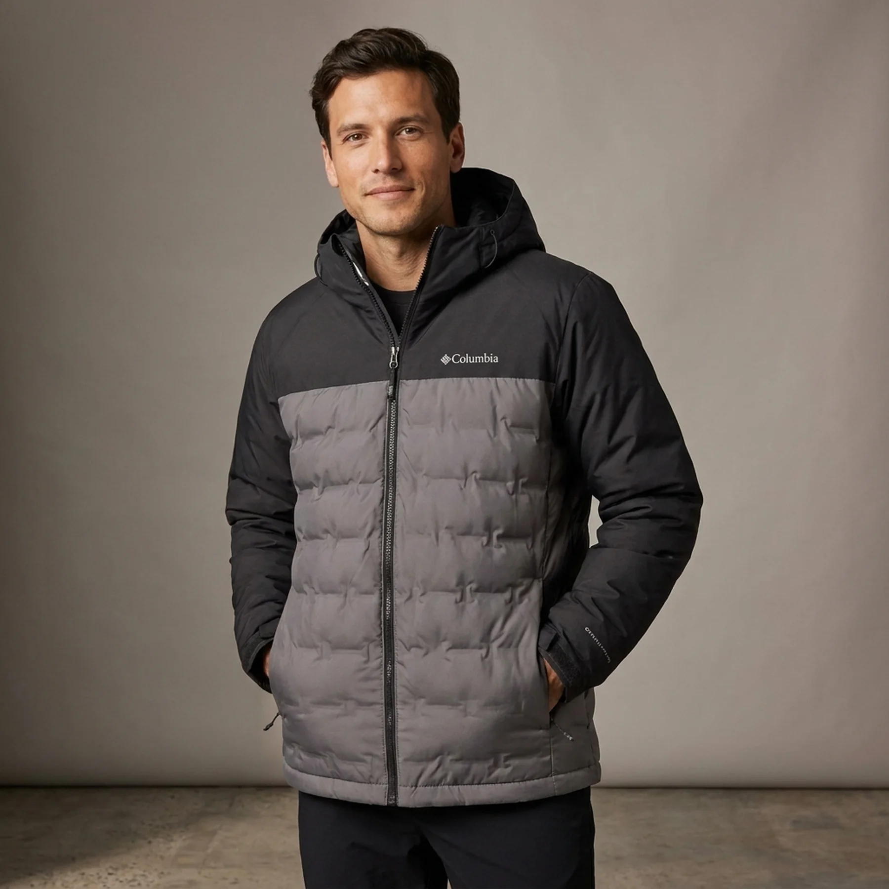 Куртка GRAND TREK™ III DOWN HOODED 2086115023 Columbia L Темно-сірий