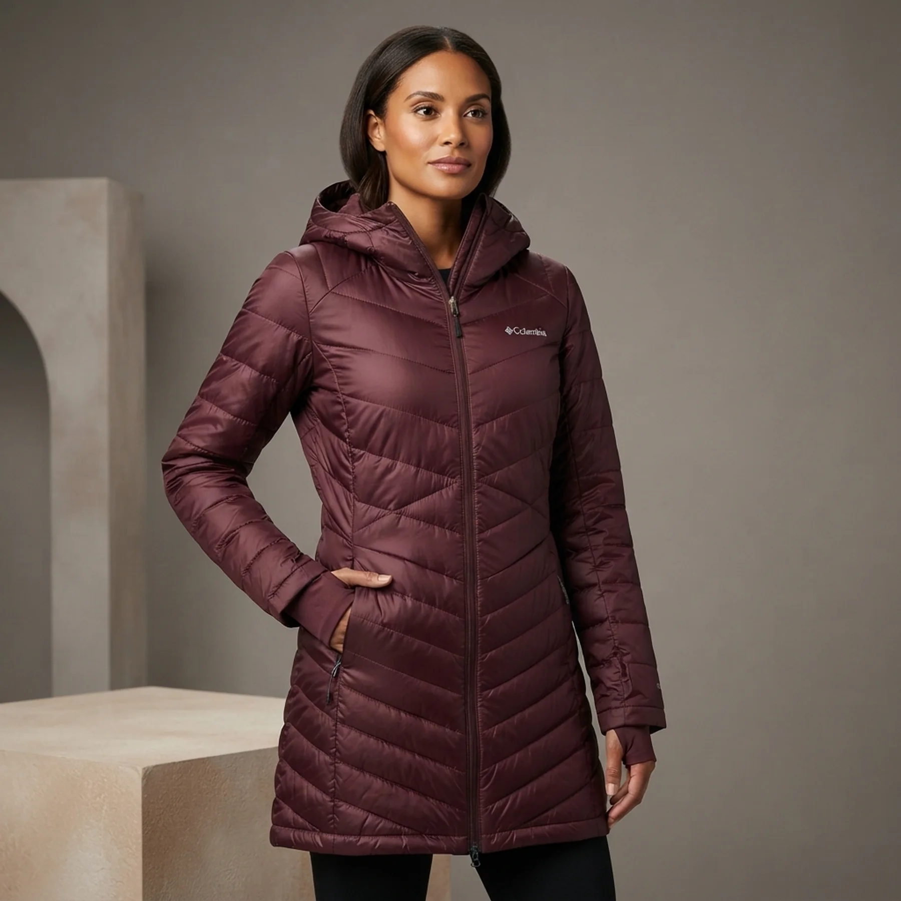 Куртка Joy Peak™ Mid Jacket 1982661CLB-671 Columbia XS (42) Бордовий