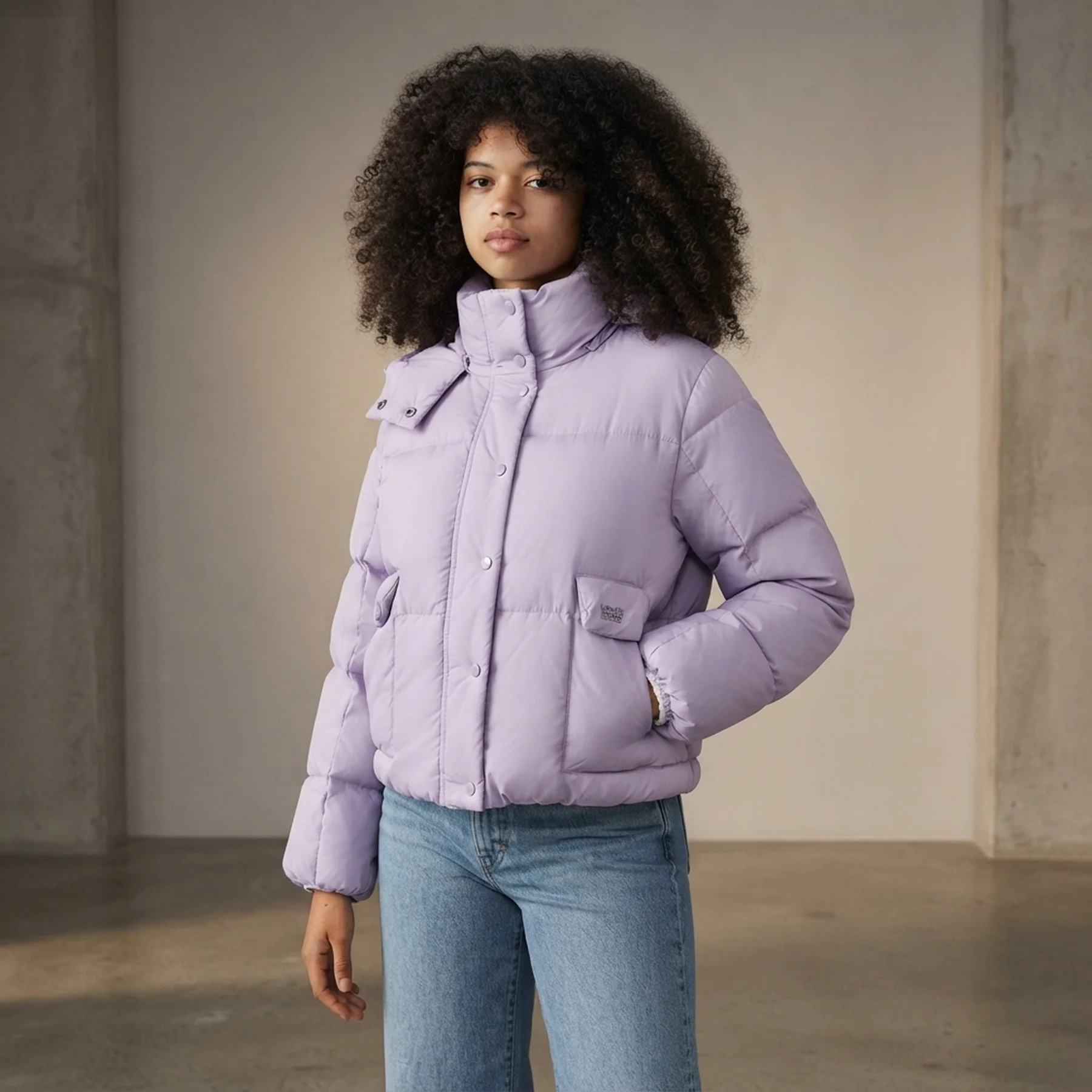 Куртка Levis Western Short Bubble Puffer Jacket