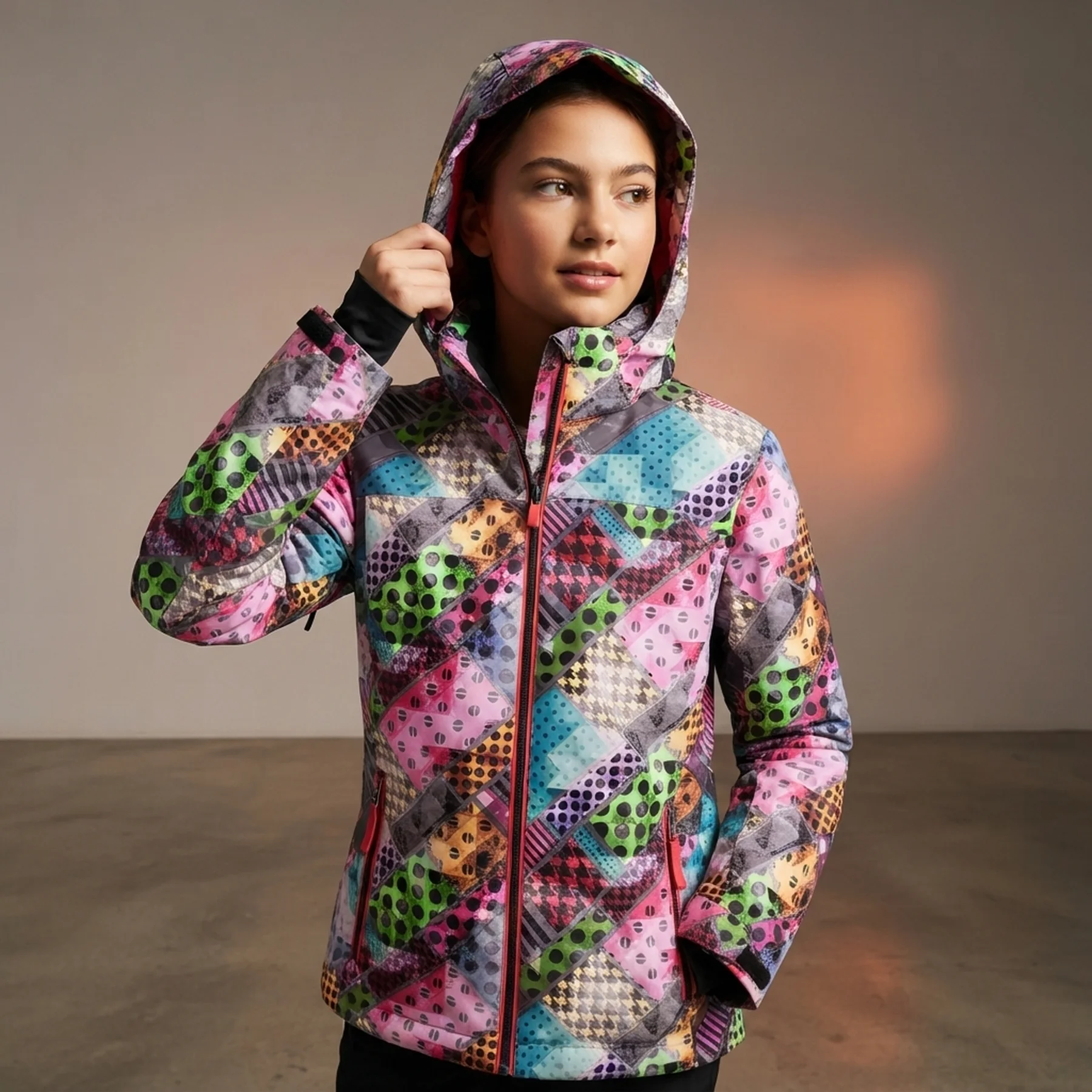 Куртка лижна KID G JACKET SNAPS HOOD 39W2085-00ZM CMP 152 Розовий
