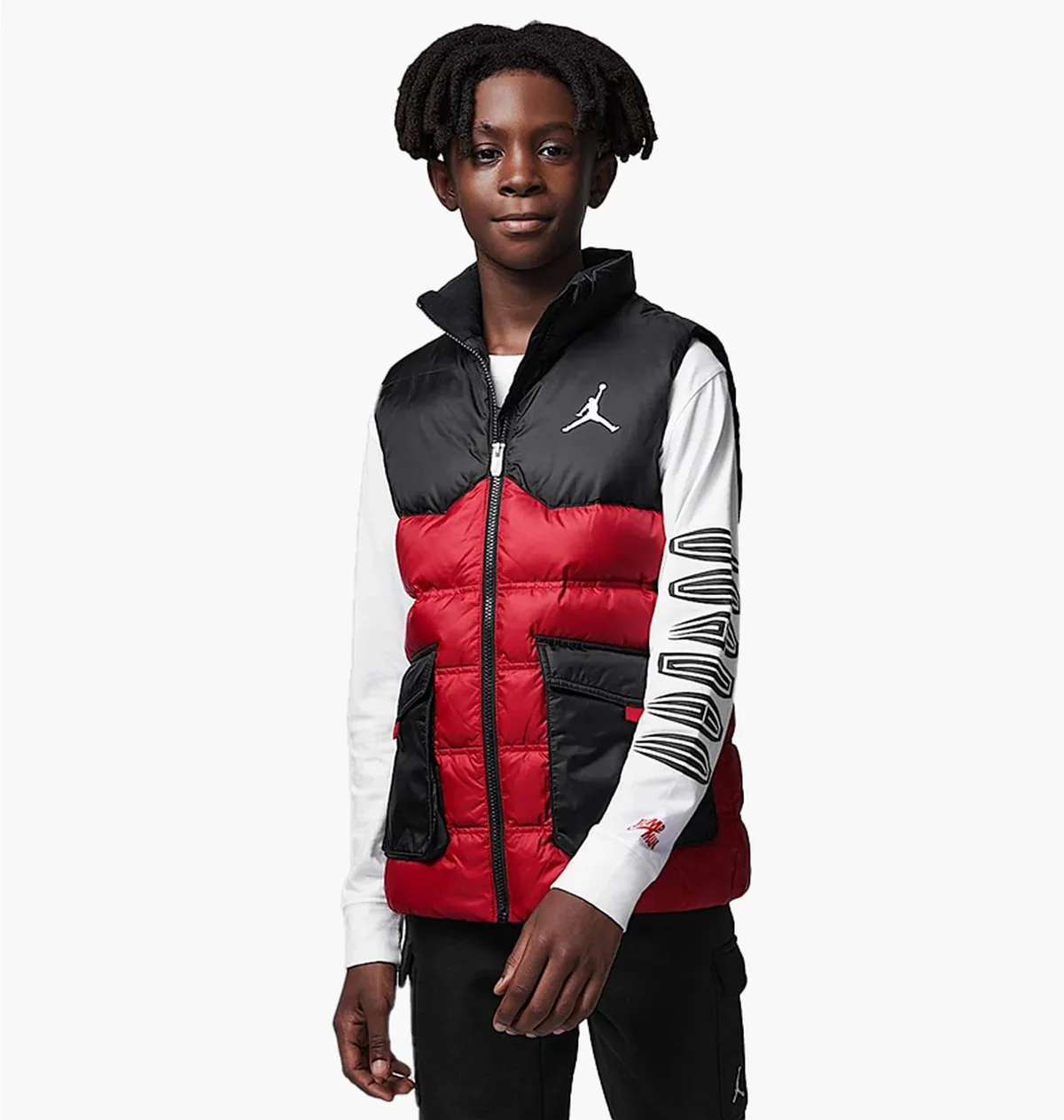 Куртка підліткова Jordan Down Vest Red (95B662-R78)