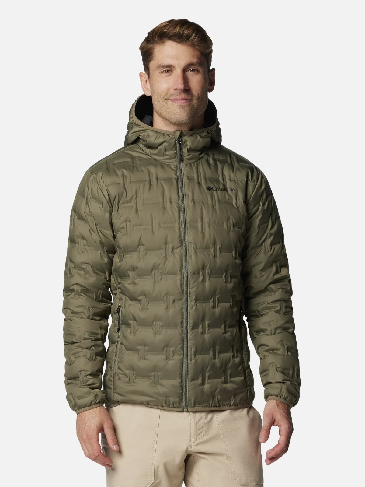 Куртка пухова Delta Ridge™ II Down Hooded Jacket 2086221CLB-397 Columbia S Хакі