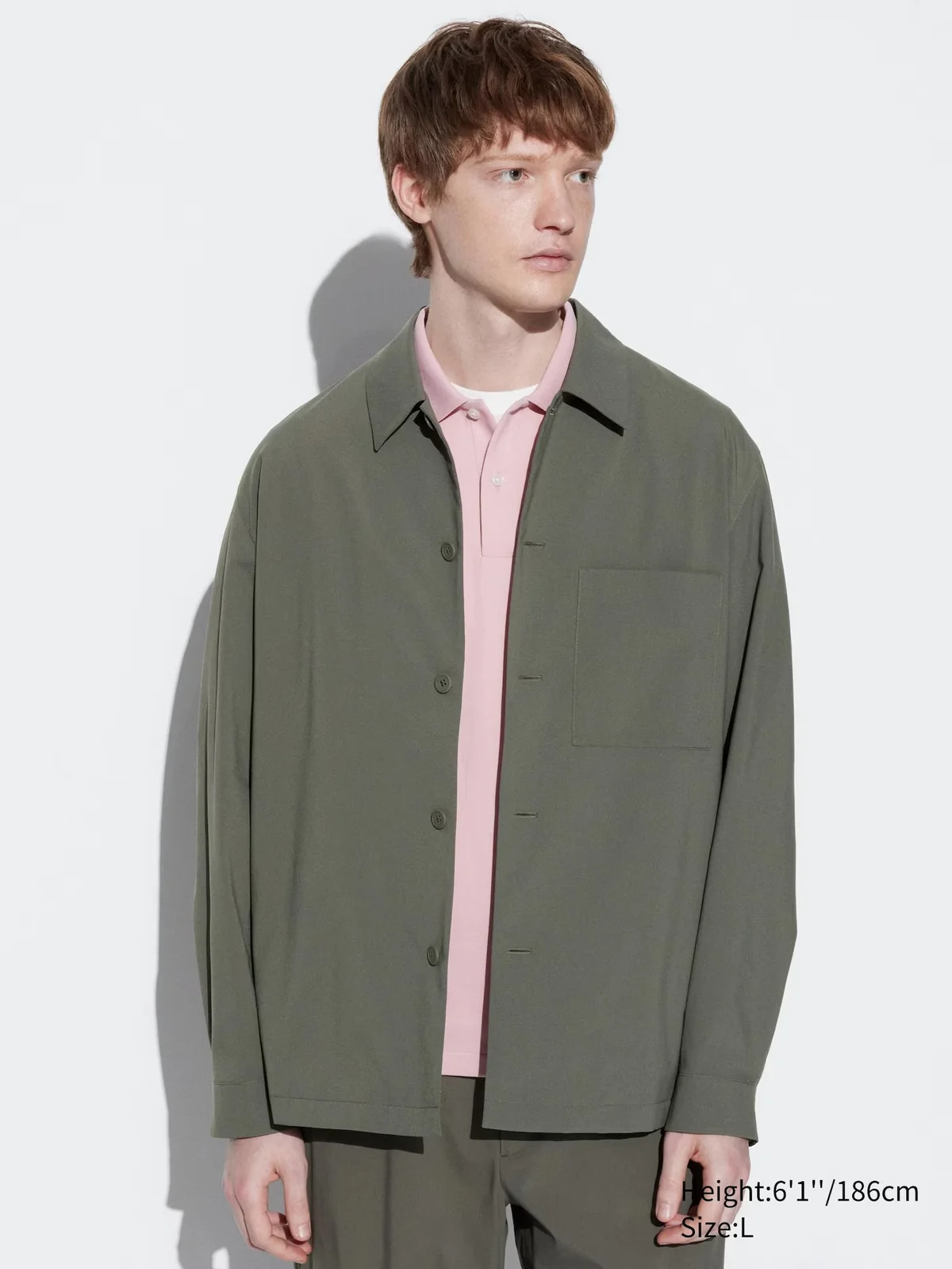 Куртка-сорочка UNIQLO на гудзиках 1159818688