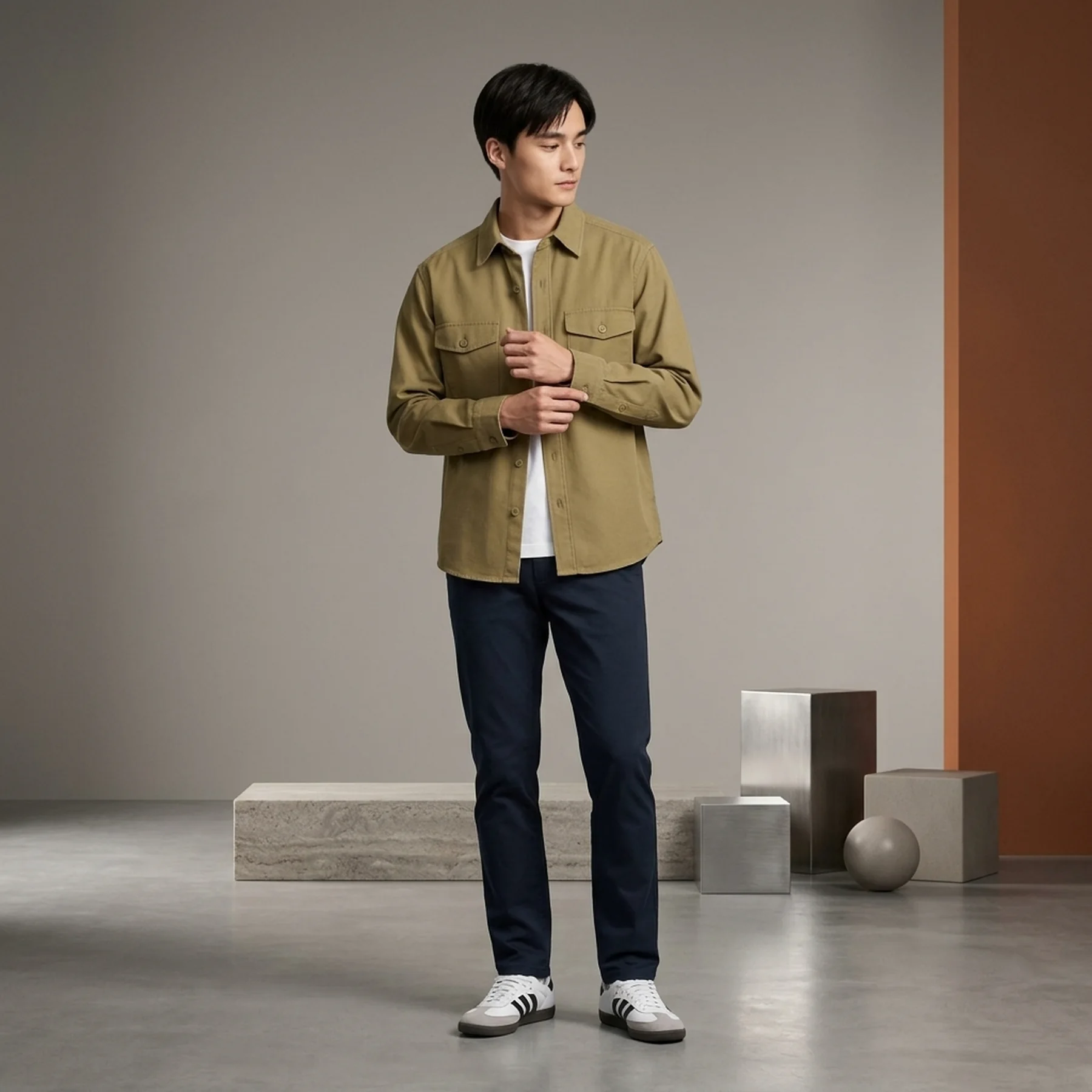 Куртка-сорочка UNIQLO на гудзиках 1159829617