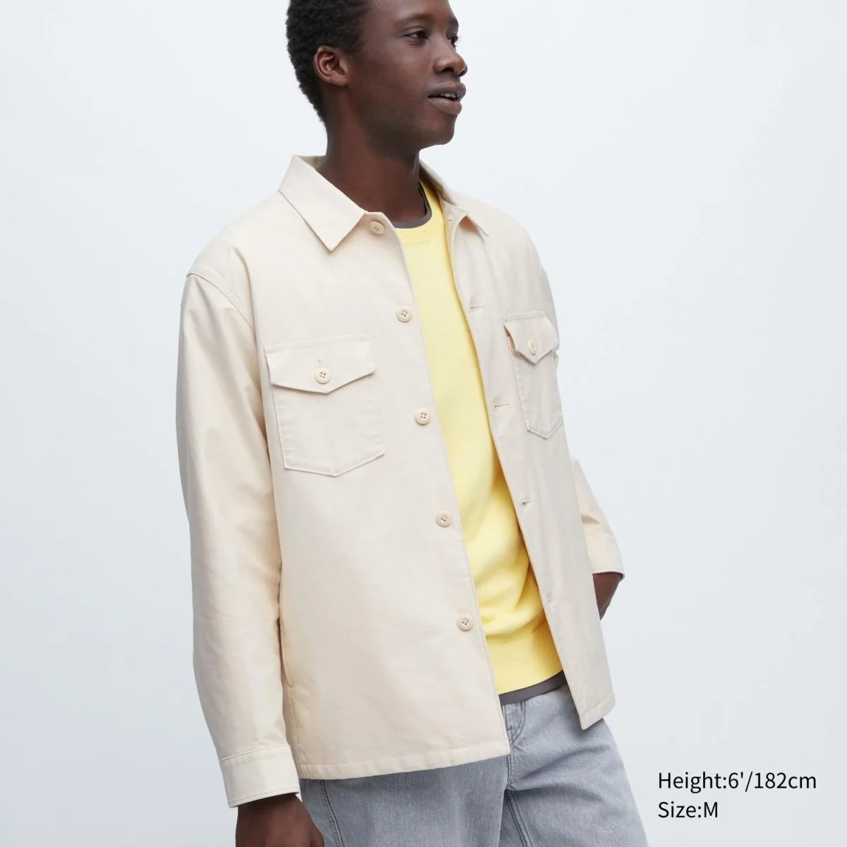 Куртка-сорочка UNIQLO на гудзиках 1159790204