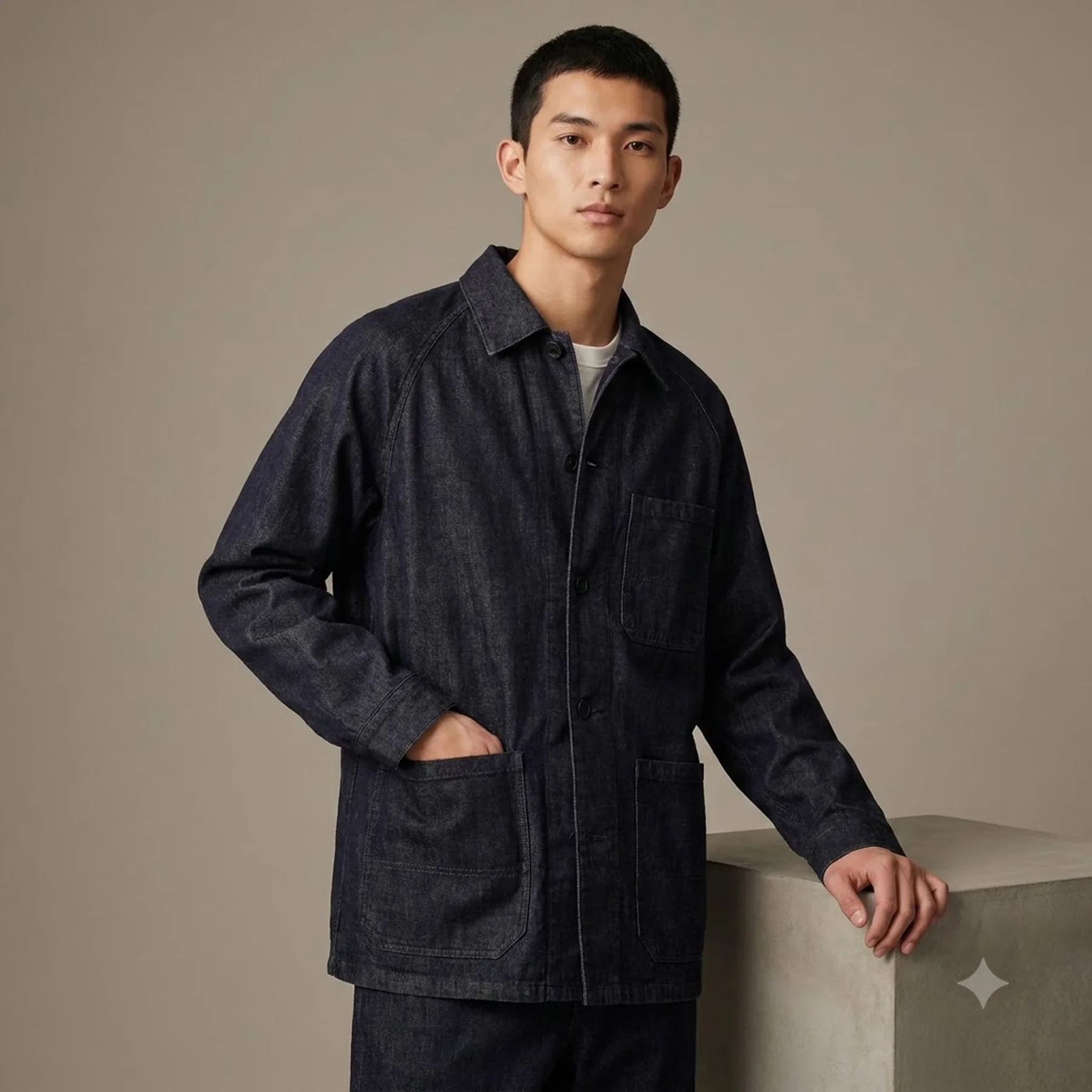 Куртка-сорочка з льону Uniqlo на гудзиках 1159791160