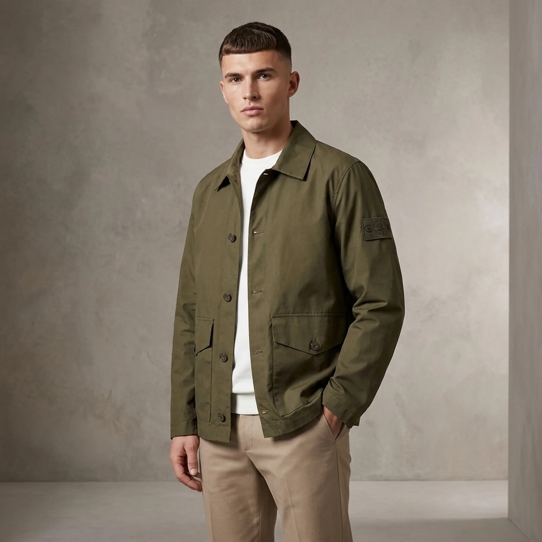 Куртка Stone Island Ghost Ventile 2 Pocket Olive