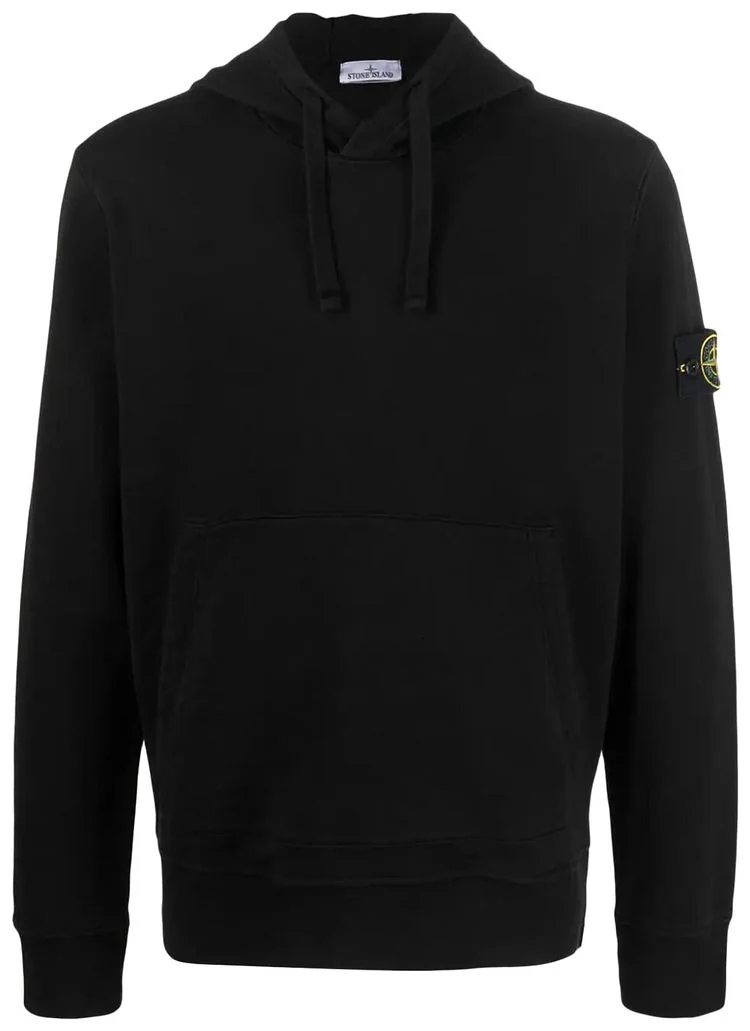 Куртка Stone Island Худі Stone Island Cotton Fleece Black