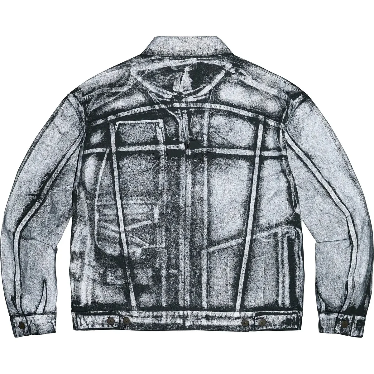 Куртка Supreme®/Stone Island® Denim Trucker Jacket