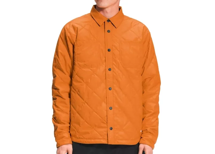 Куртка The North Face Men's Fort Point Insulated Flannel Ski Jacket, Vivid Orange/Vivid Orange Plaid