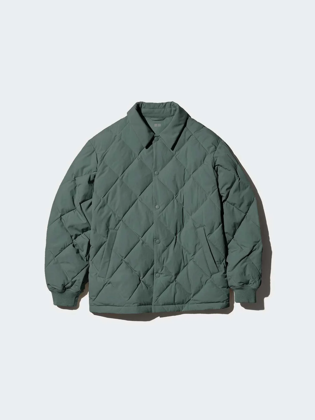 Куртка UNIQLO на кнопках 1159826686 (Зелений XXL)
