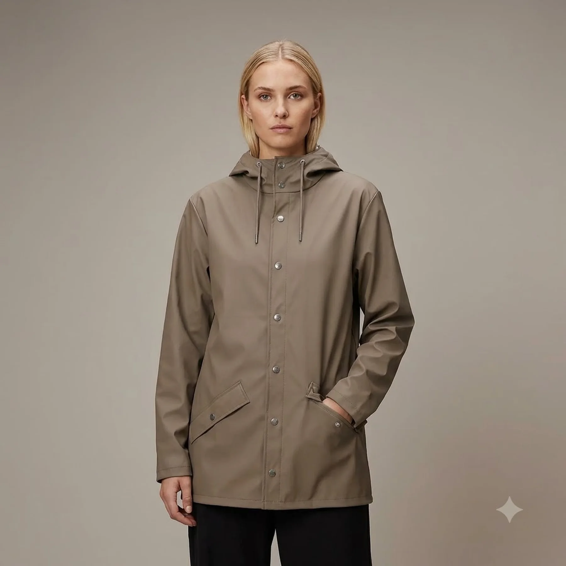 Куртка унісекс Rains Jacket Brown (1201-TAUPE)