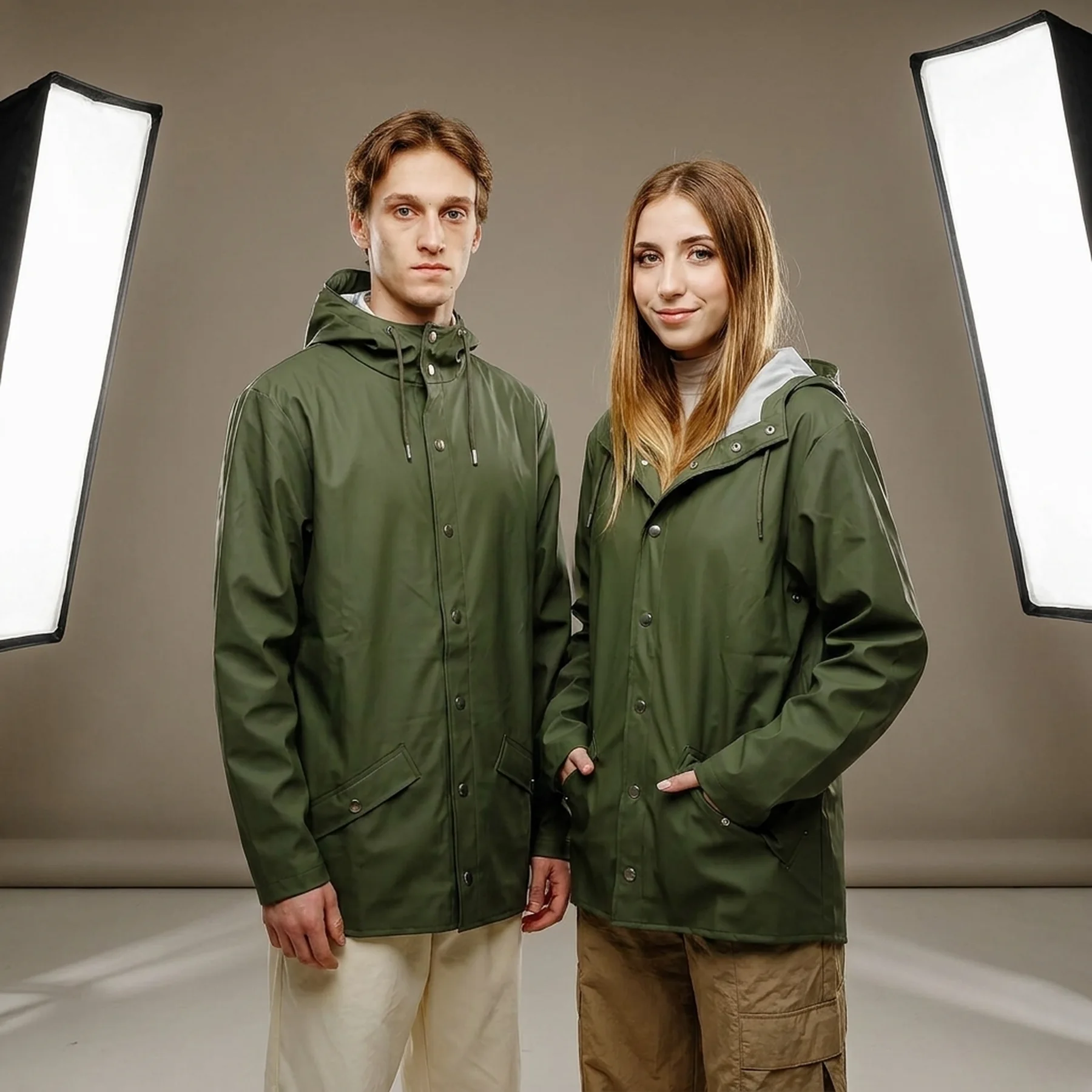 Куртка унісекс Rains Jacket Green (1201-OLIVE)