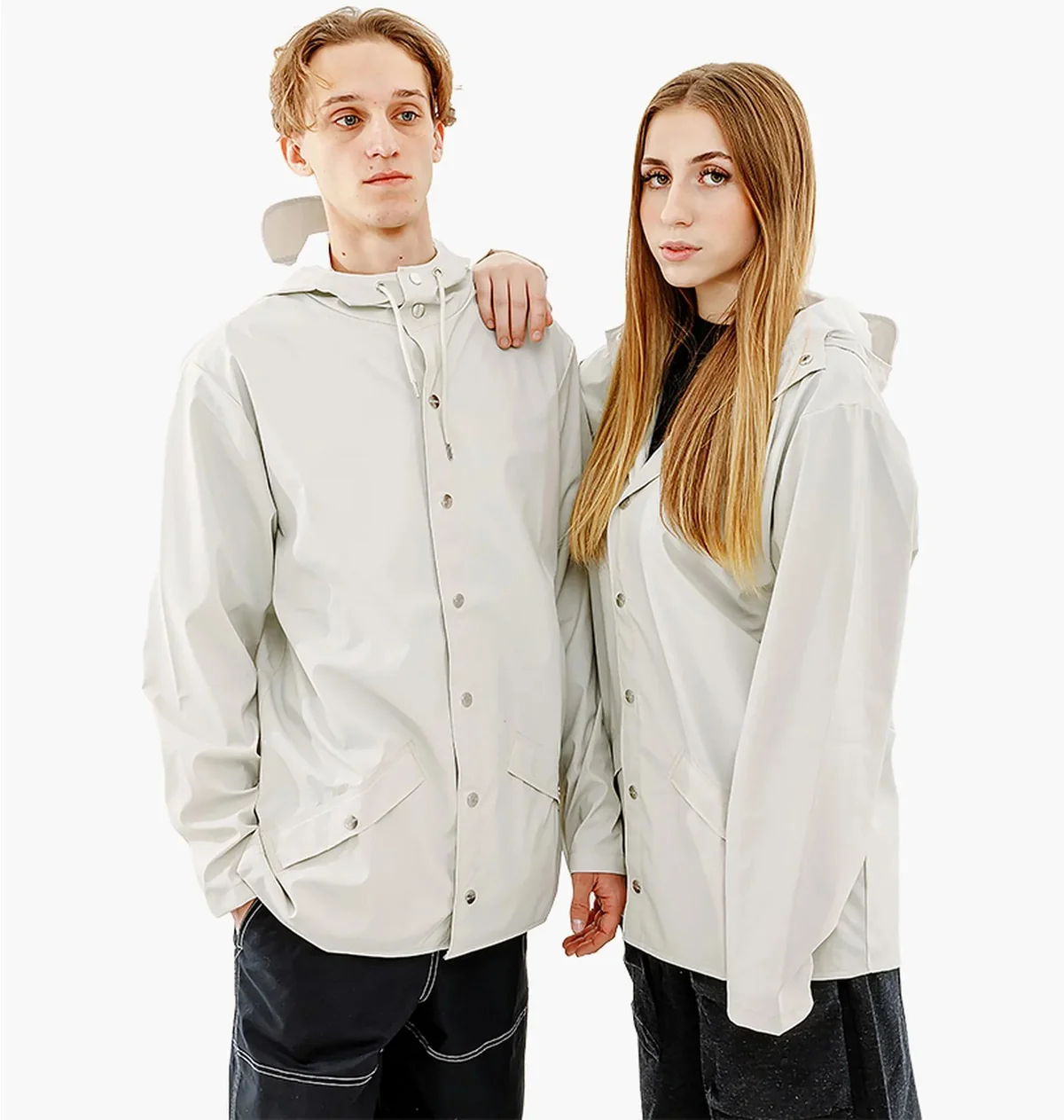 Куртка унісекс Rains Jacket White (1201-OFFWHITE)