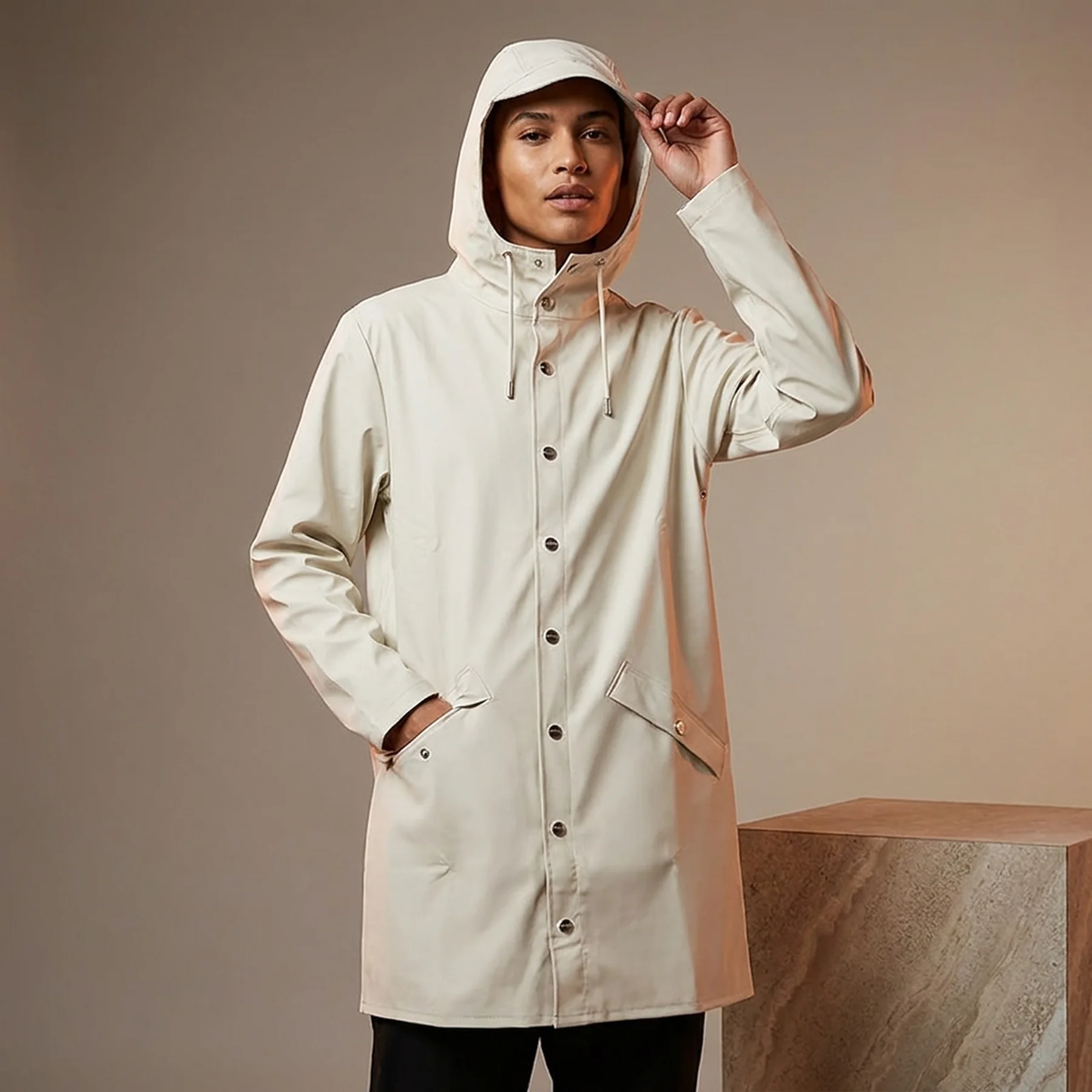 Куртка унісекс Rains Jackets (1202-OFFWHITE)