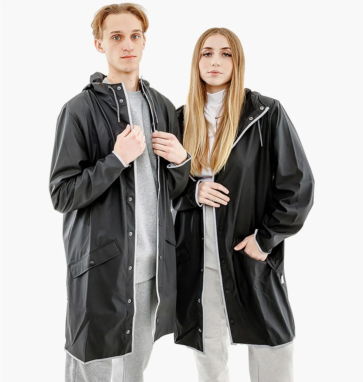 Куртка унісекс Rains Jackets Black (1202-BLACKREFLECTIVE)