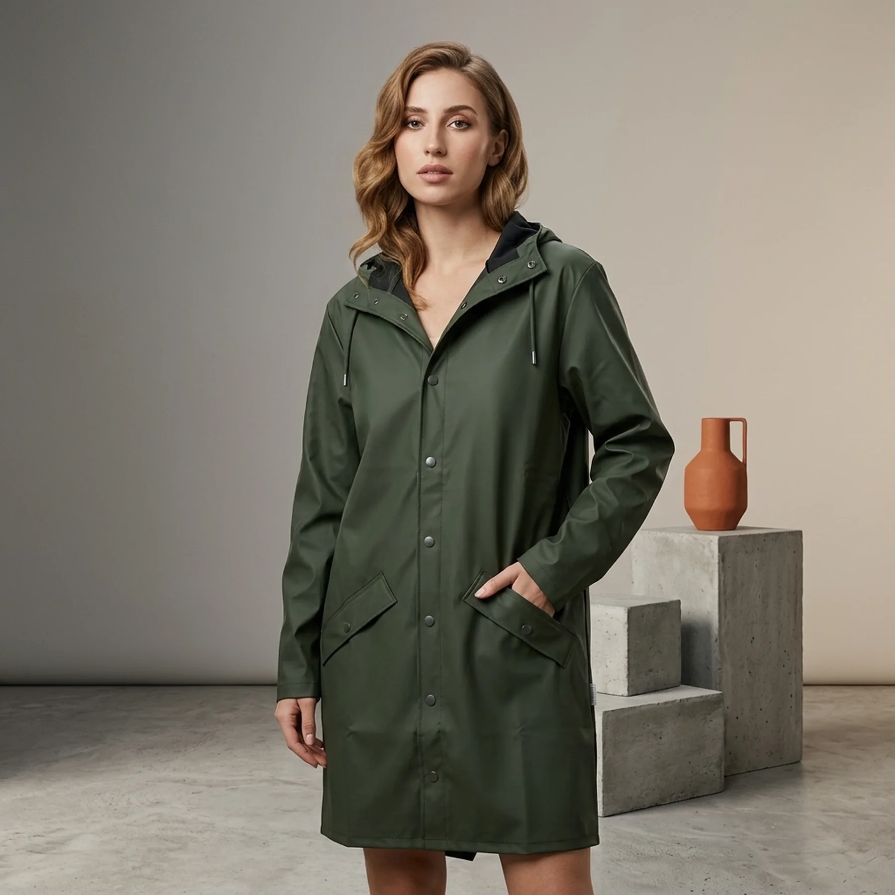 Куртка унісекс Rains Jackets Green (1202-GREEN)