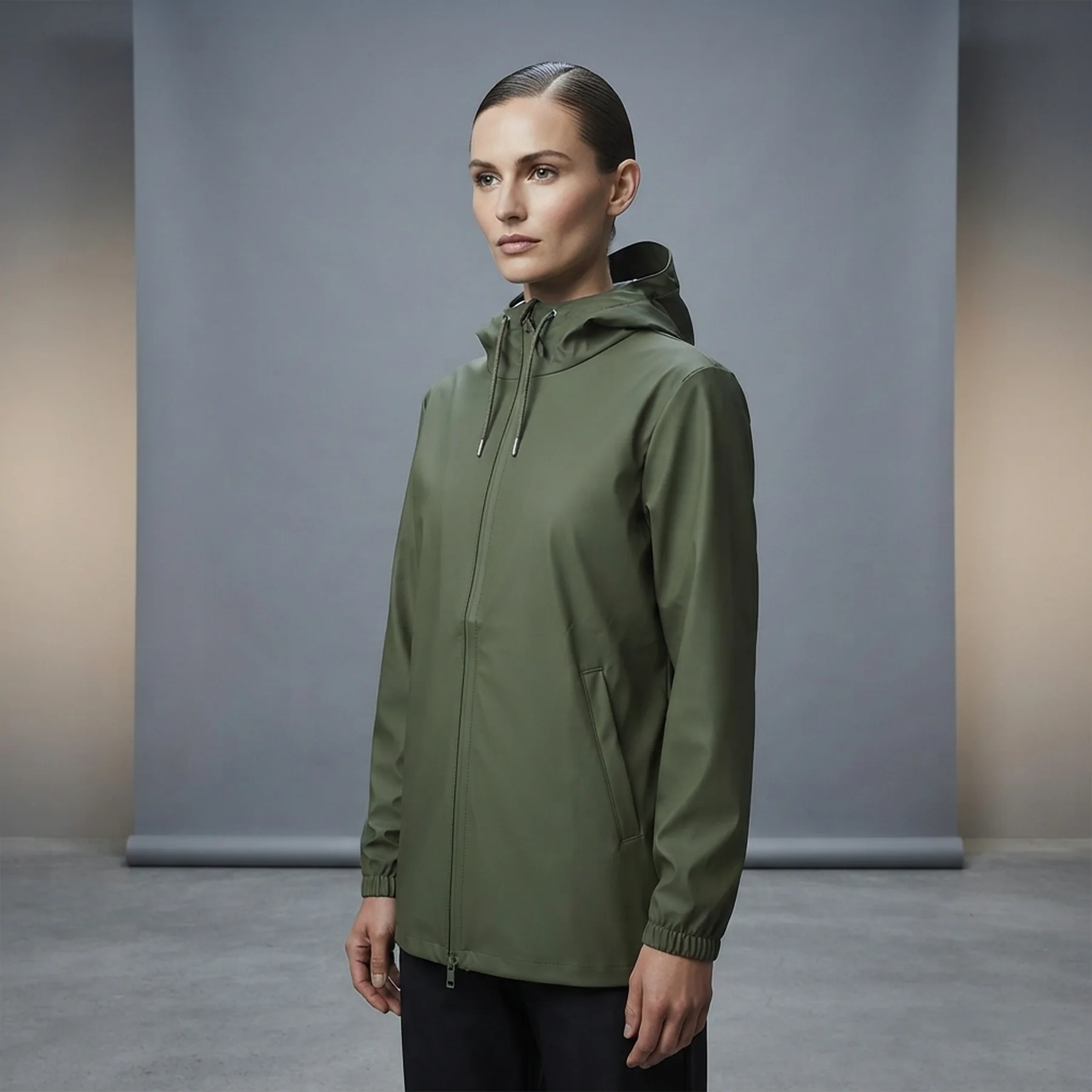 Куртка унісекс Rains Jackets Green (1837-OLIVE)