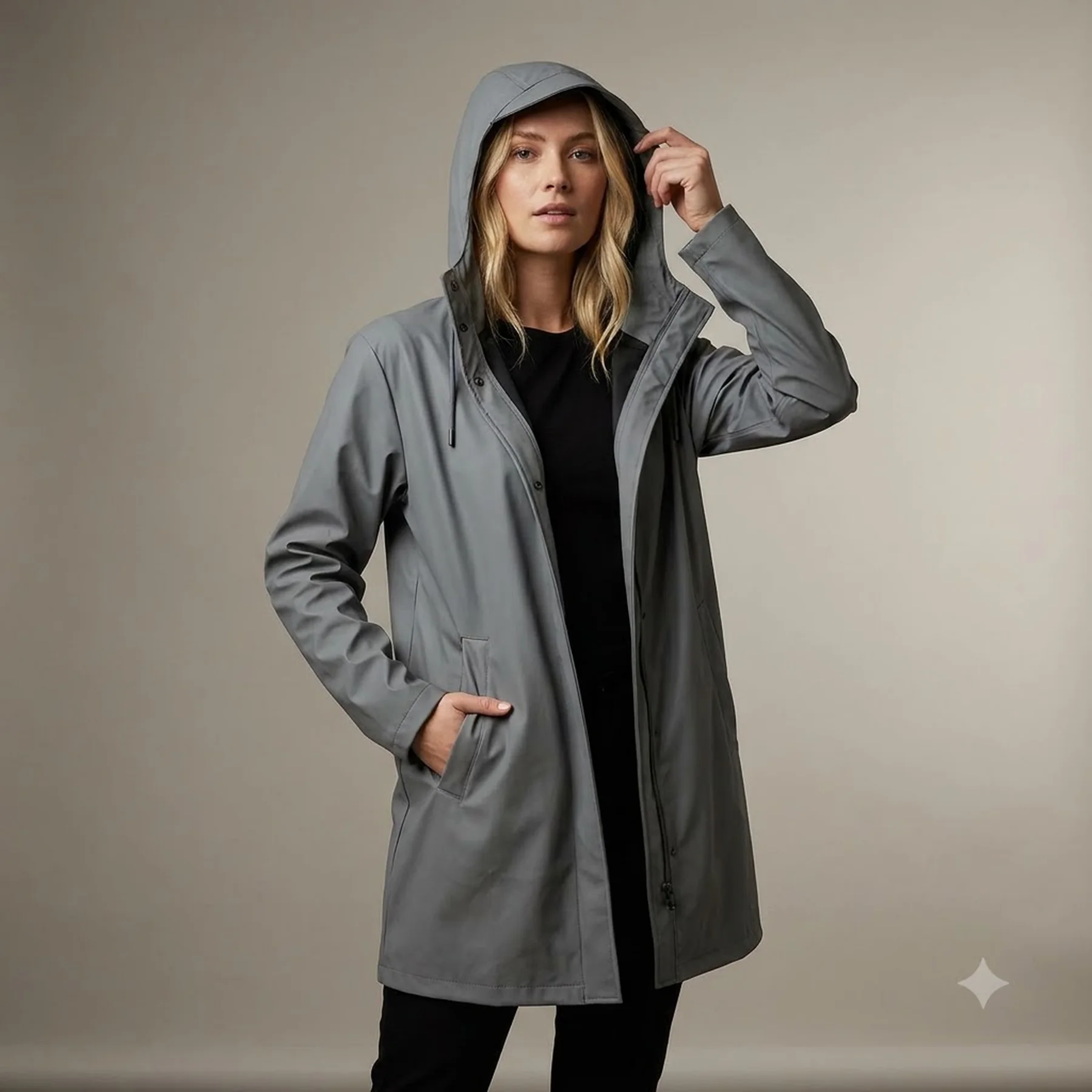 Куртка унісекс Rains Jackets Grey (1814-SLATE)