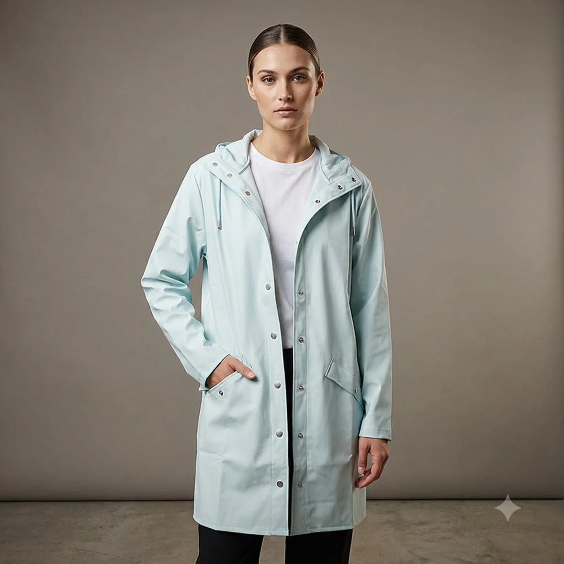 Куртка унісекс Rains Jackets Light Blue (1202-ICE)