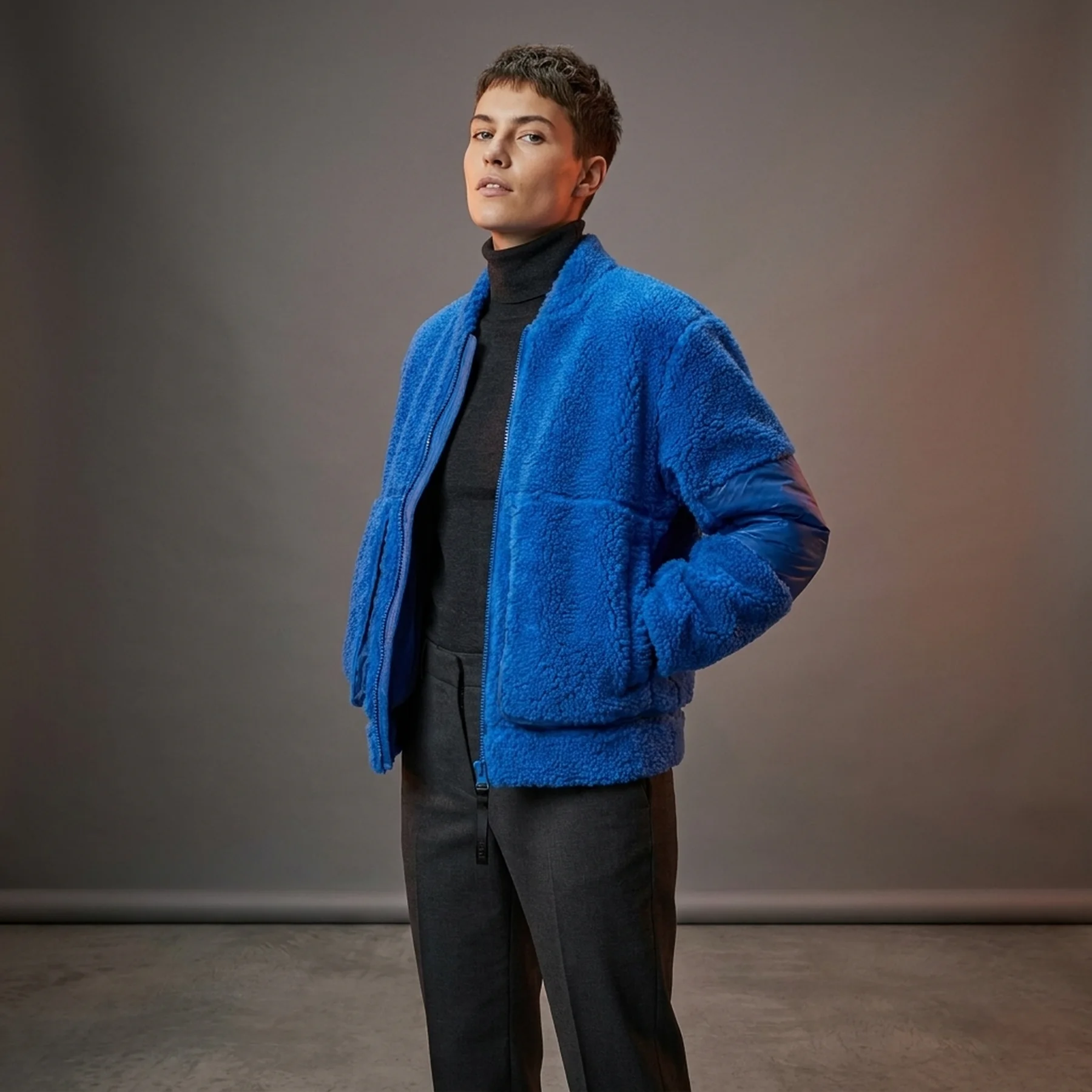 Куртка унісекс Rains Kofu Fleece Bomber Jacket T1 (18450-13)
