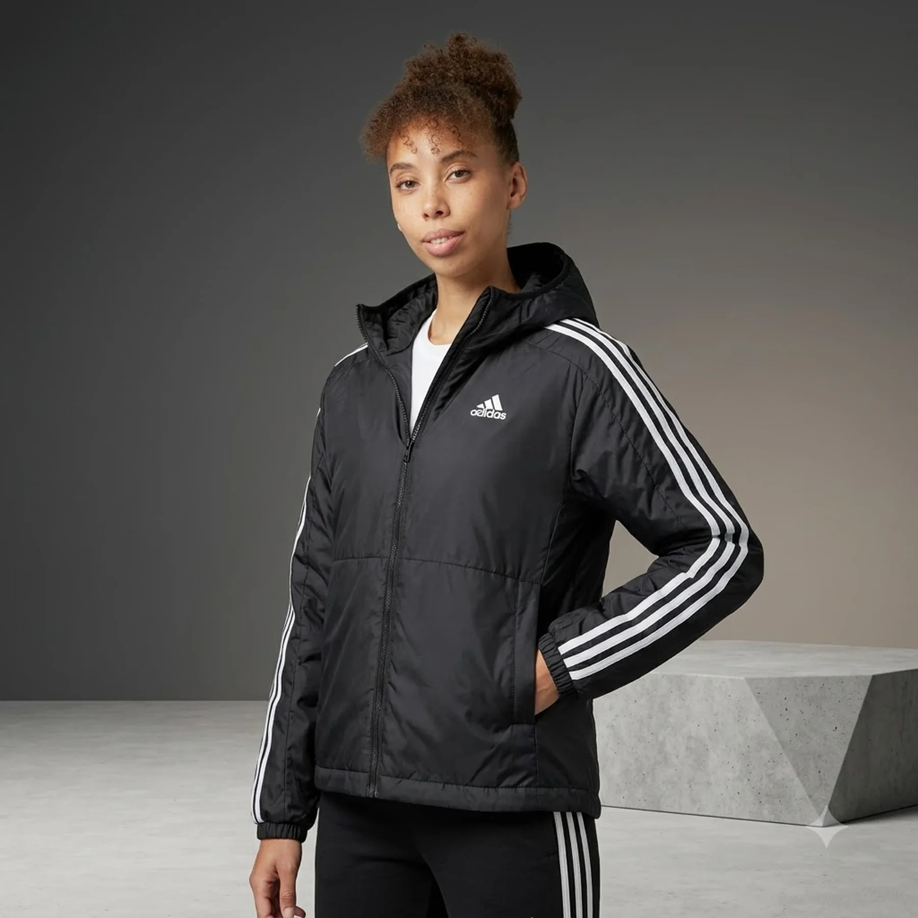 Куртка жіноча Adidas Essentials 3-Stripes Insulated Sportswear (IN3288)
