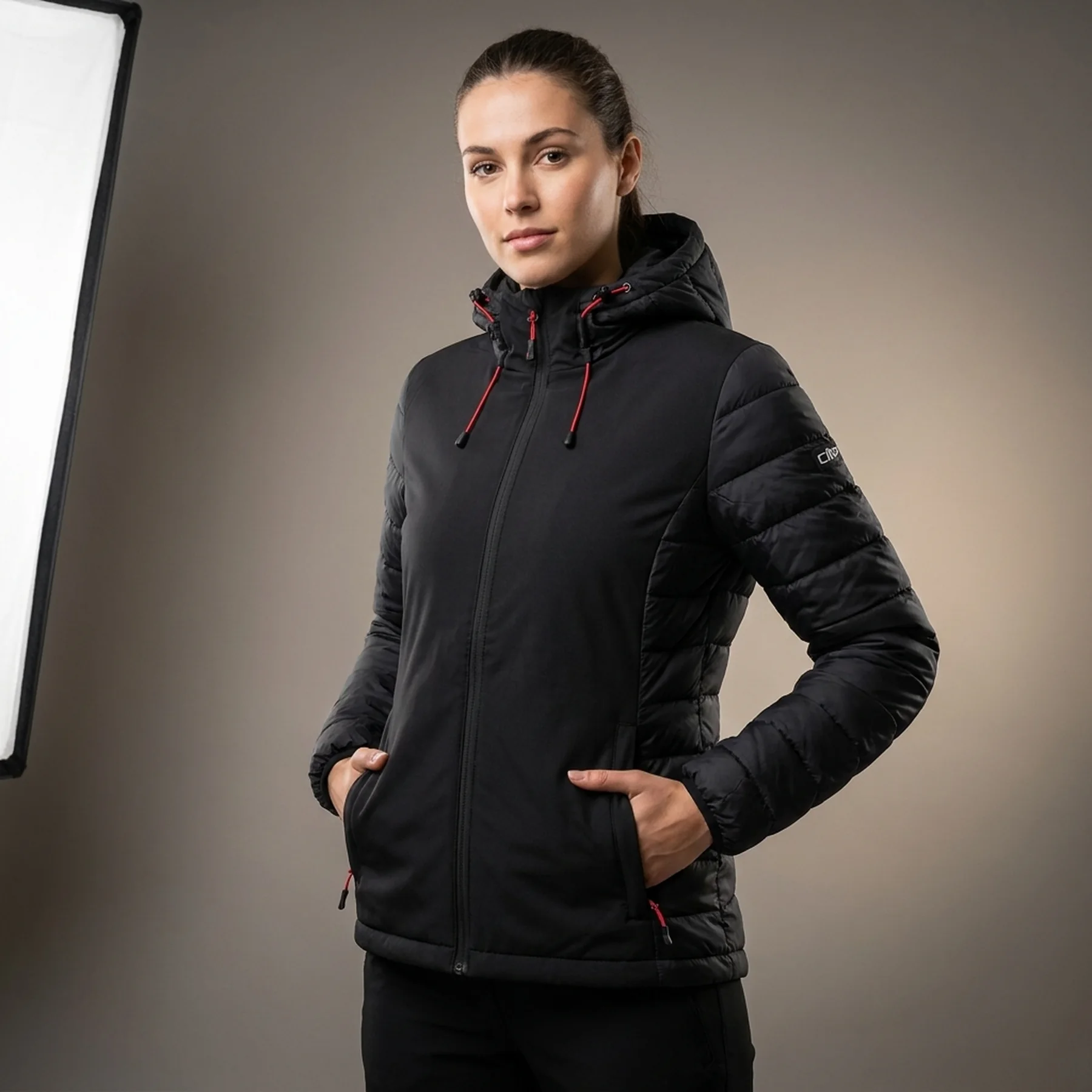 Куртка жіноча Cmp Jacket Long Zip Hood (32K1516-U901)