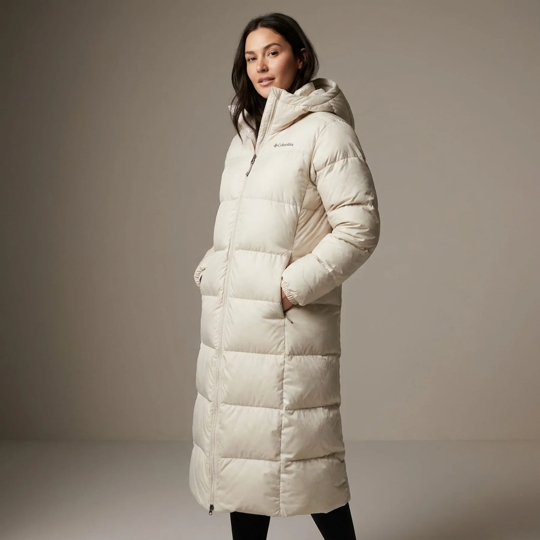 Куртка жіноча Columbia Puffect Long Jacket Beige (WL4214-278)