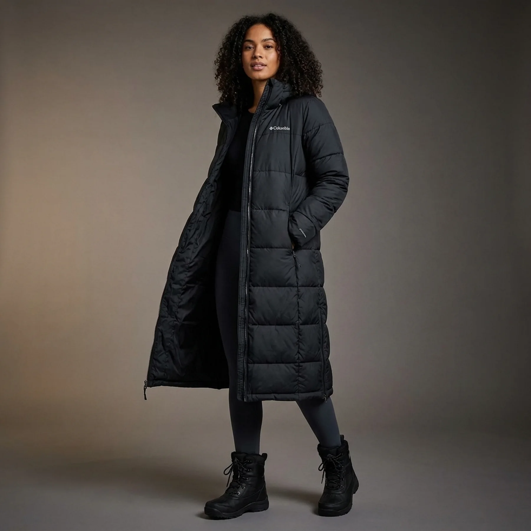 Куртка жіноча Columbia Puffect Long Jacket Black (WL4214-010)