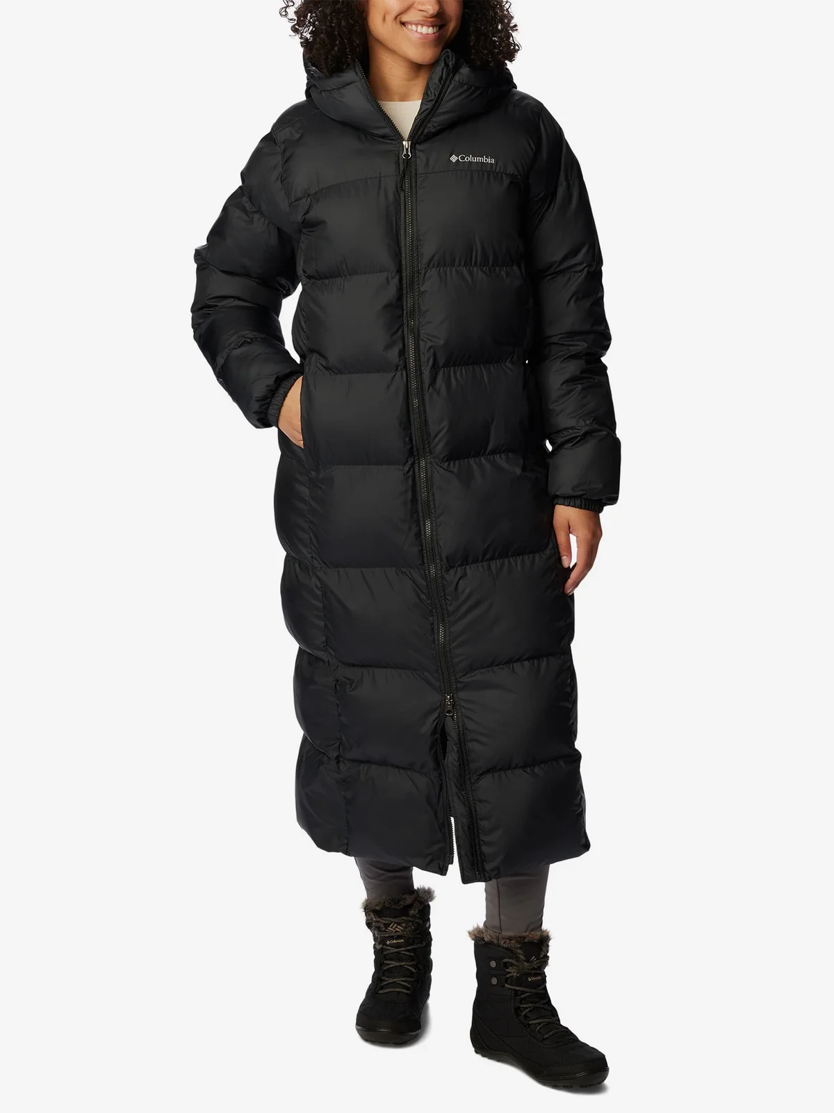 Куртка жіноча Columbia Puffect Long Jacket Black (WL4214-010)