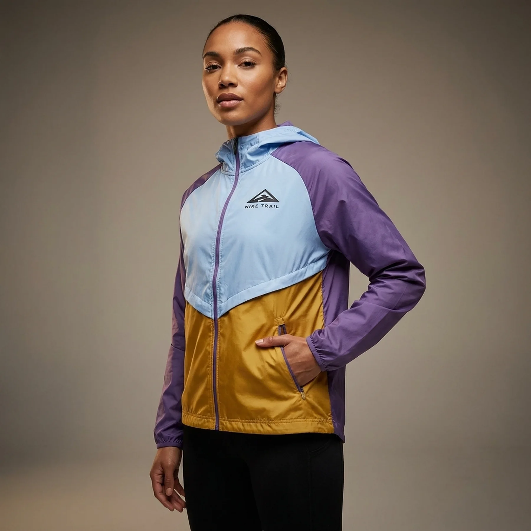 Куртка жіноча Nike Shield Trail Jacket White Purple (DC8041-468)