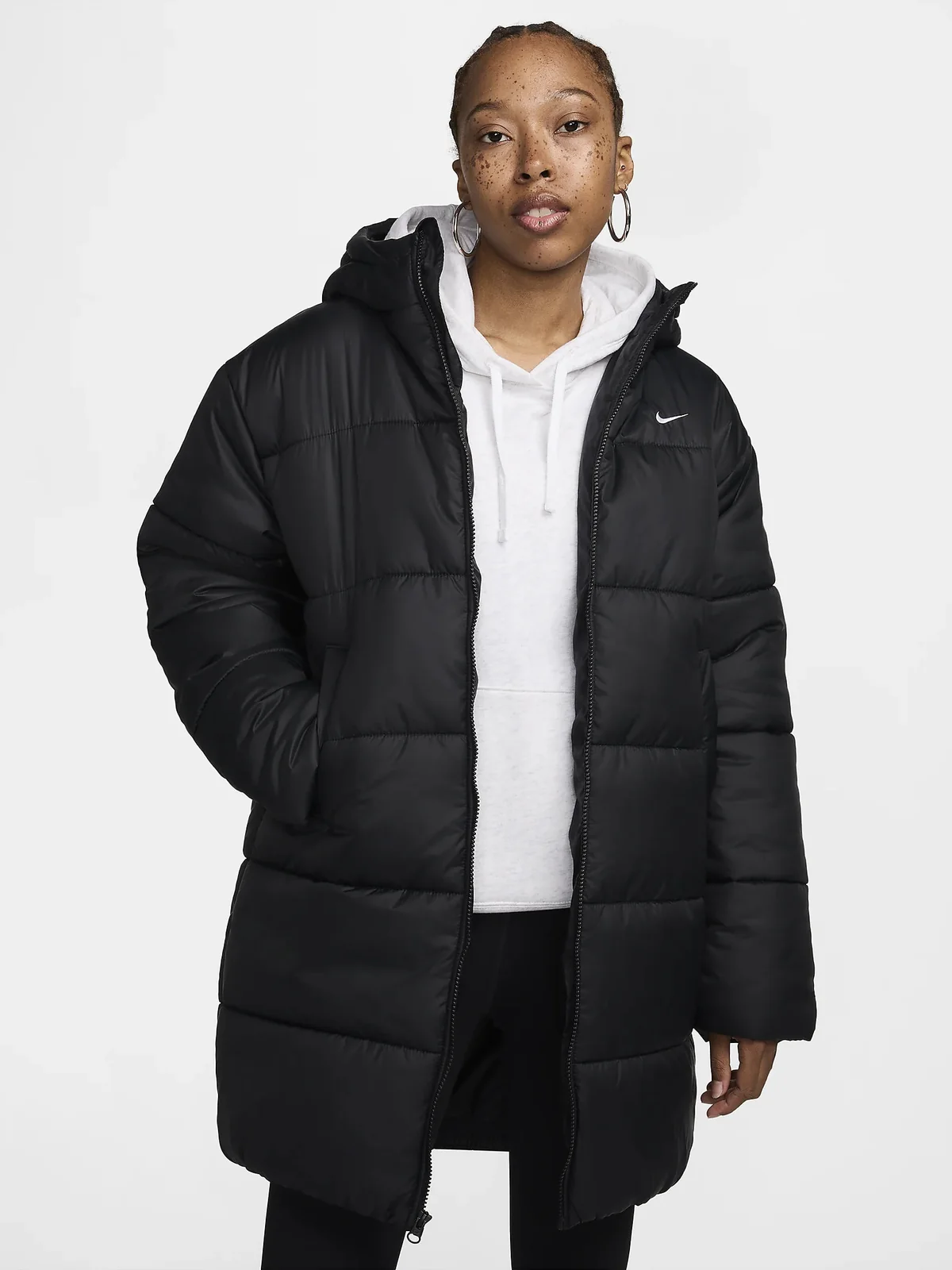 Куртка жіноча Nike Sportswear Classic Puffer (FZ5903-010)