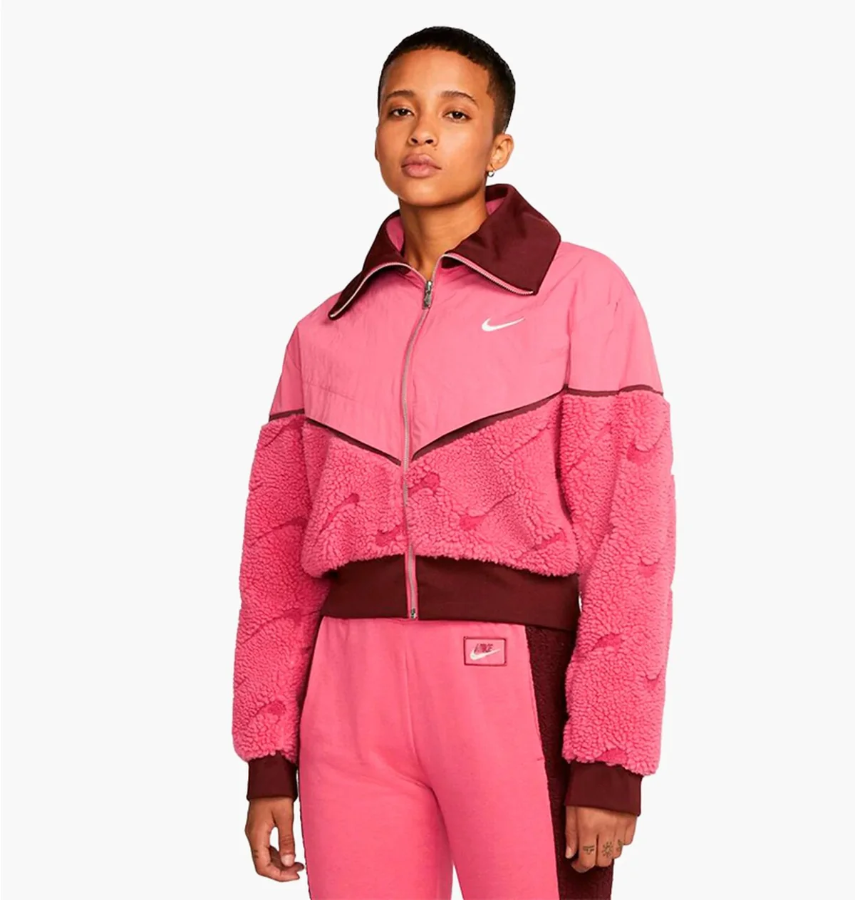 Куртка жіноча Nike Sportswear Icon Clash Pink (DD5092-622)