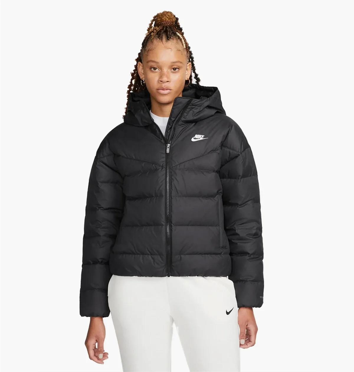 Куртка жіноча Nike Sportswear Storm-Fit Down Hooded Jacket (DQ5903-010)