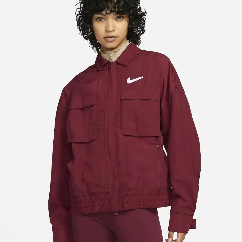 Куртка жіноча Nike Sportswear Swoosh Woven Jacket (DR5620-638)