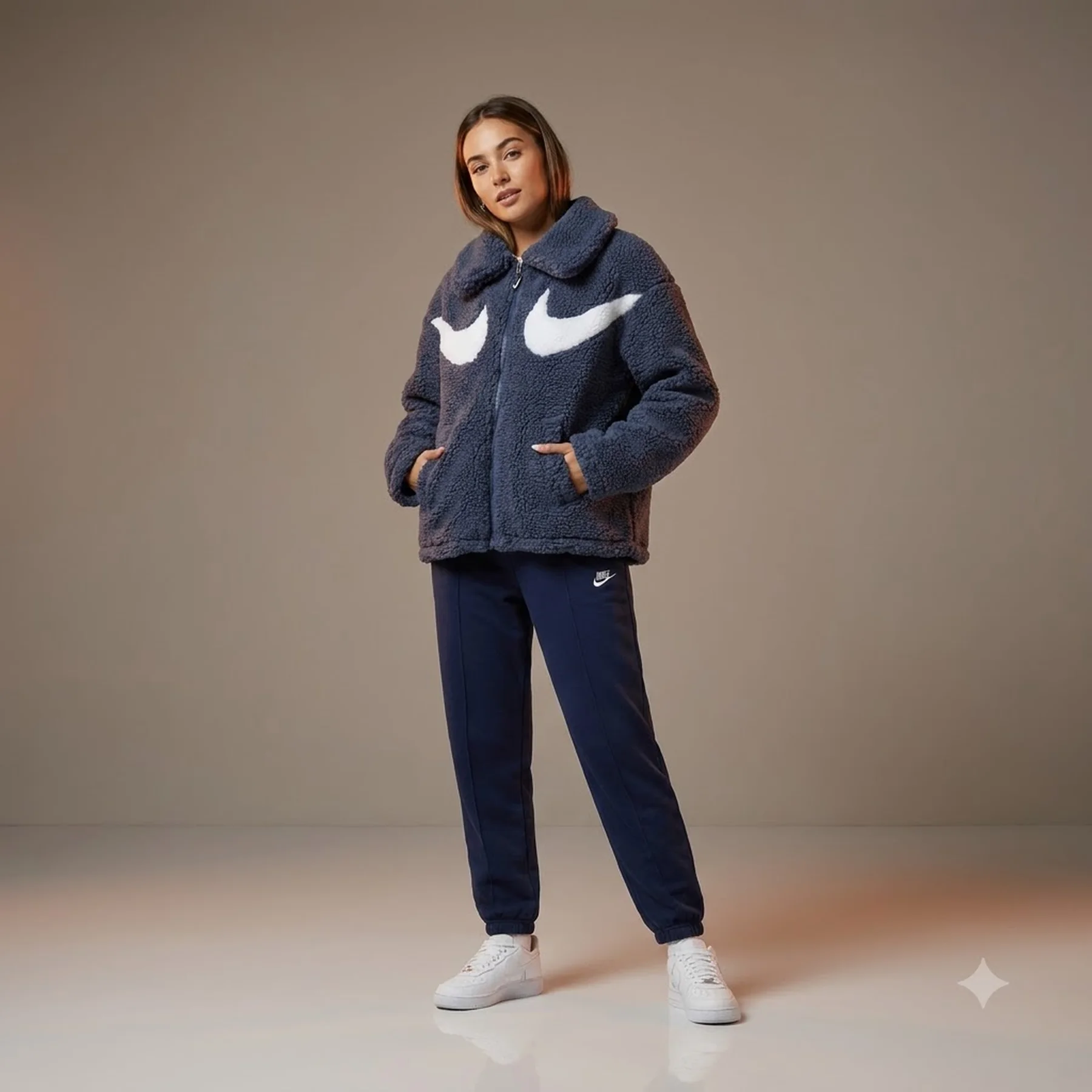 Куртка жіноча Nike Swoosh Blue (DD5620-437)