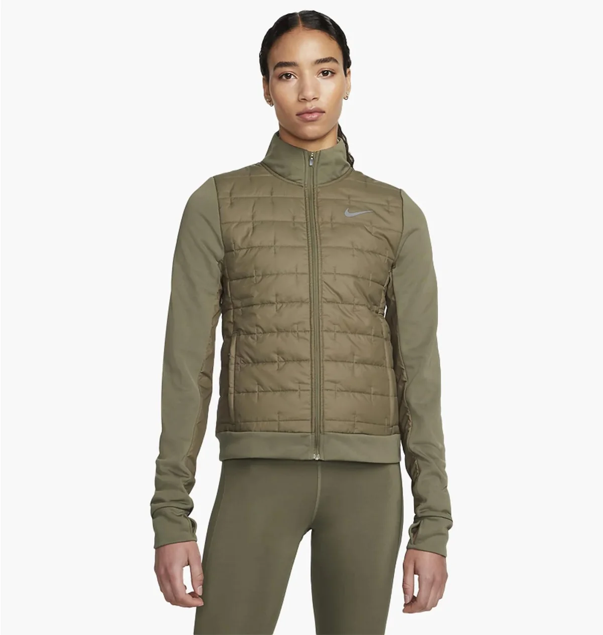 Куртка жіноча Nike Therma-Fit Synthetic Fill Jacket Olive (DD6061-222)