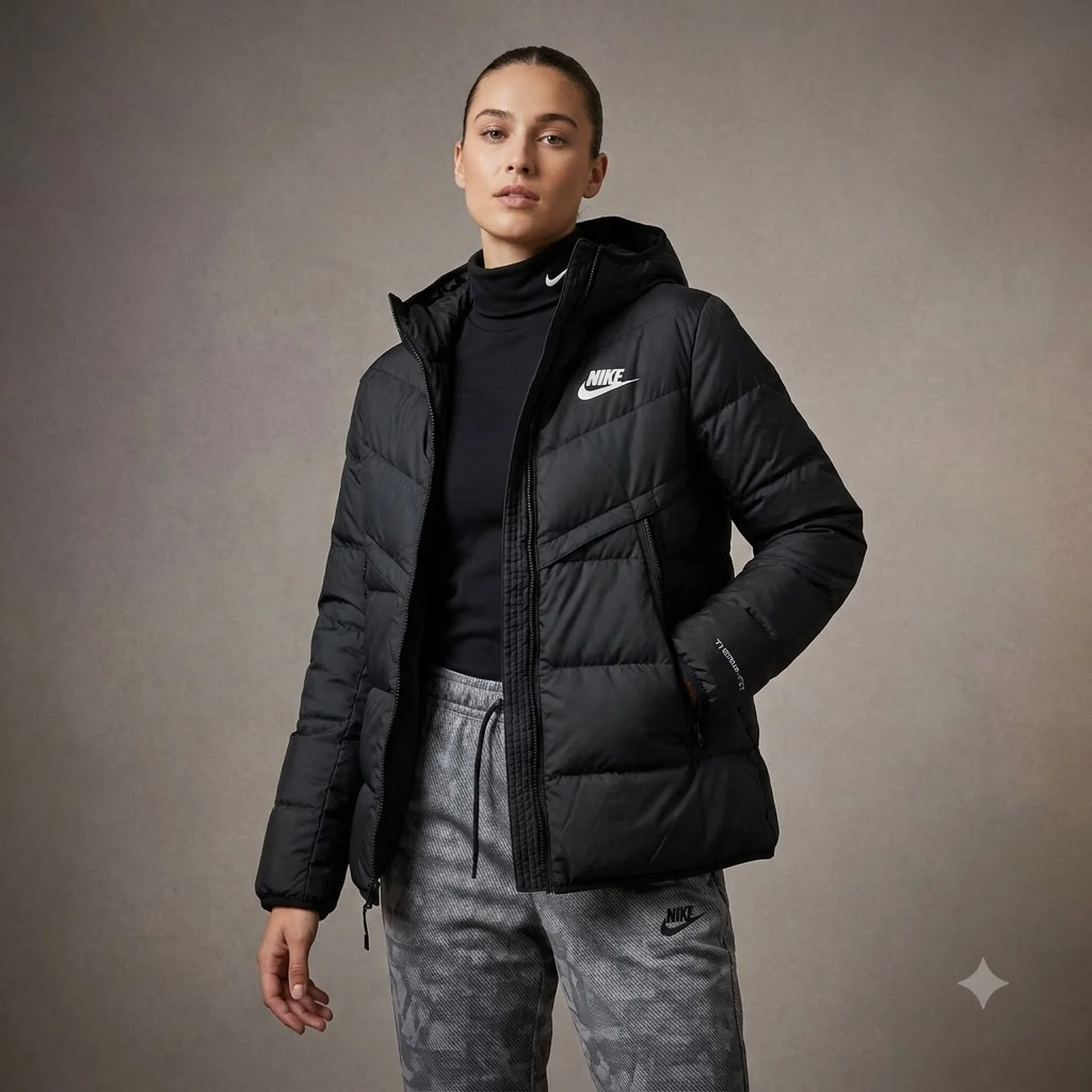 Куртка жіноча Nike W Nsw Syn Tf Rpl Hd Parka (DX1798-010)