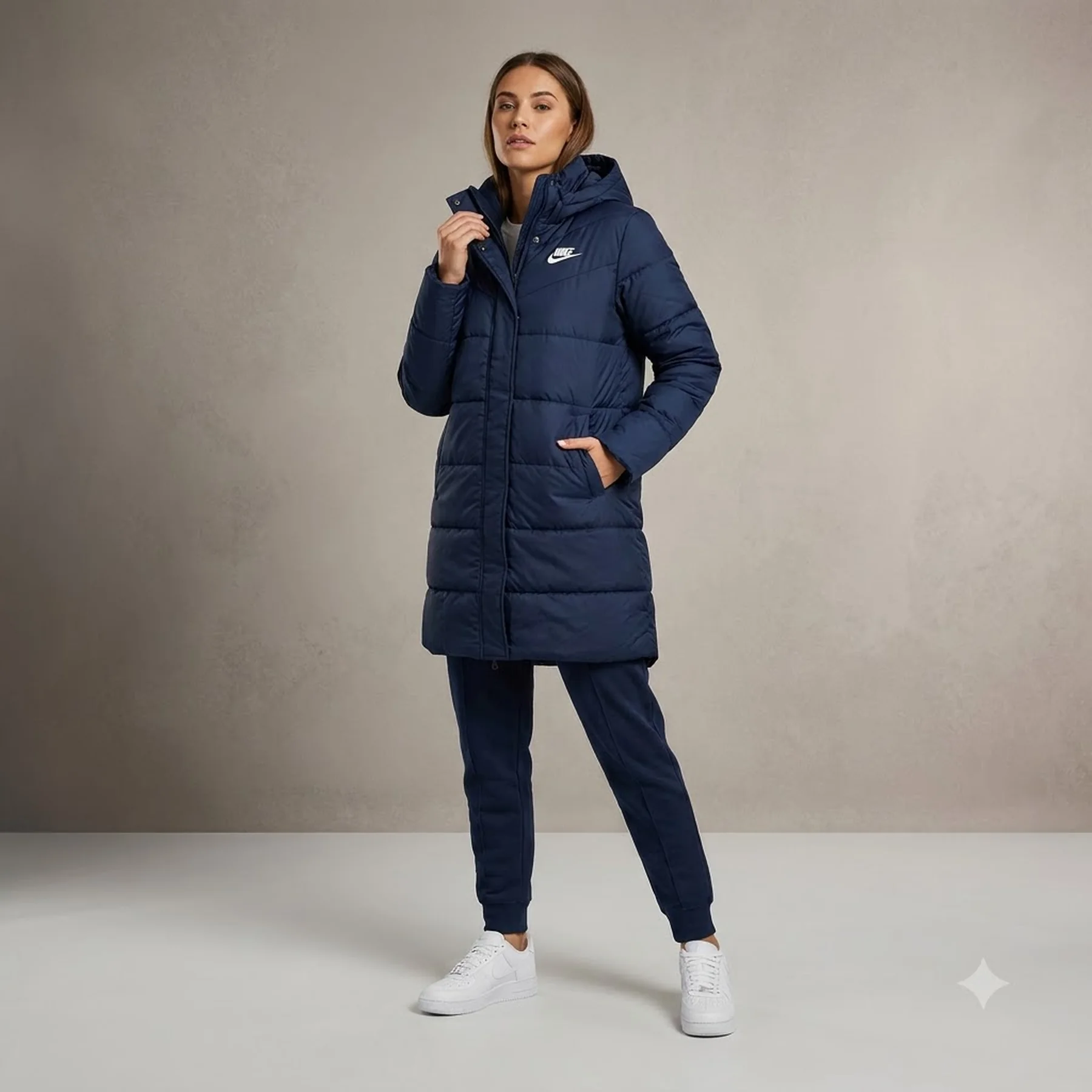 Куртка жіноча Nike W Nsw Tf Snfl Nk Clsc Prka (FZ5903-478)