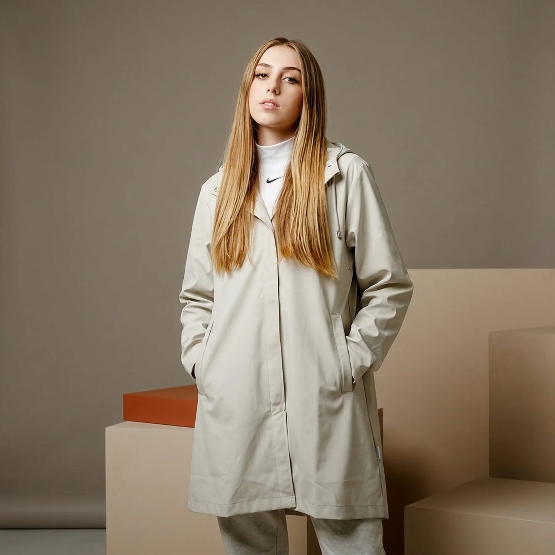 Куртка жіноча Rains Jackets White (1834-OFFWHITE)